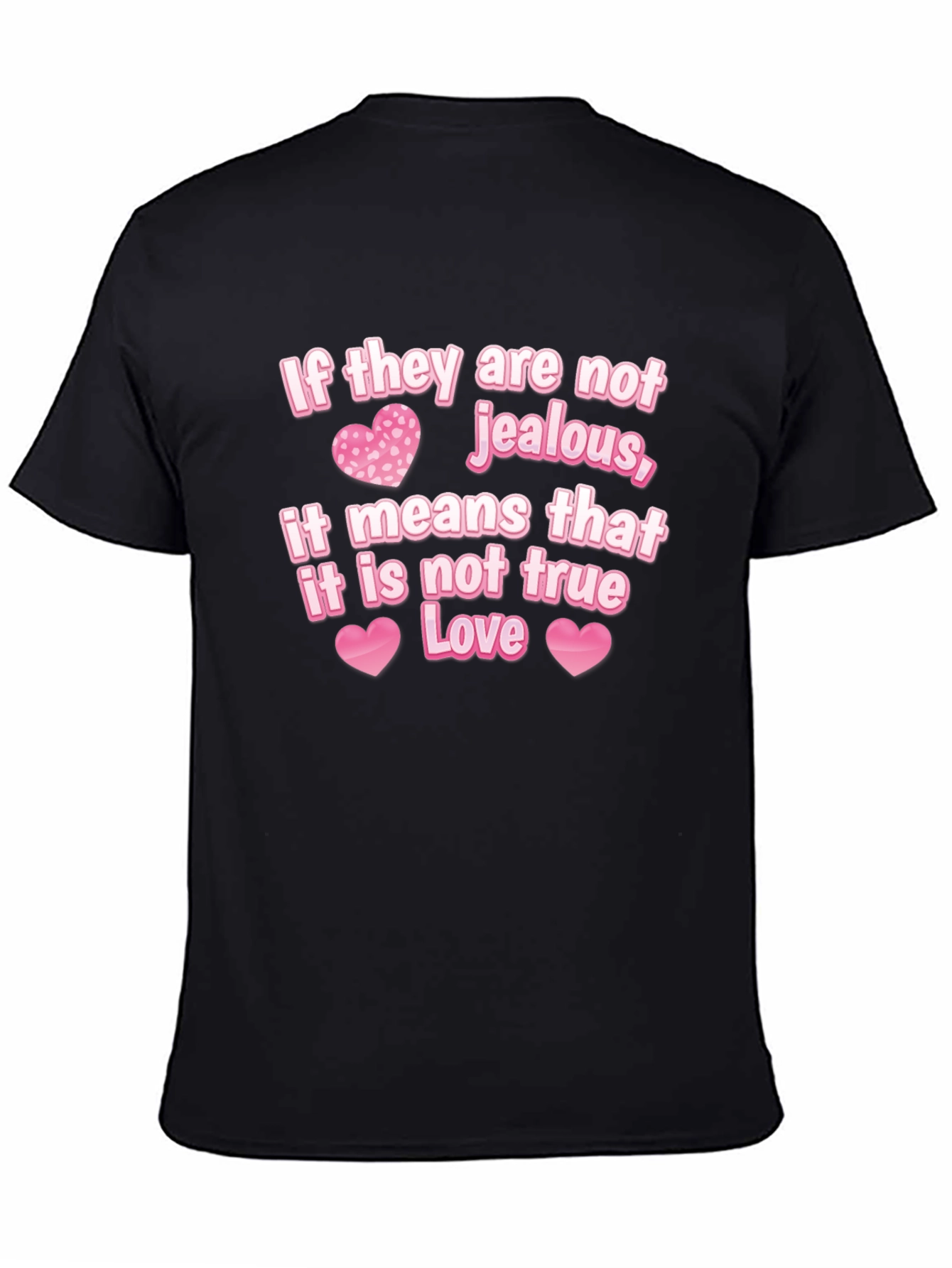 Jealous Love Graphic Tee - Black