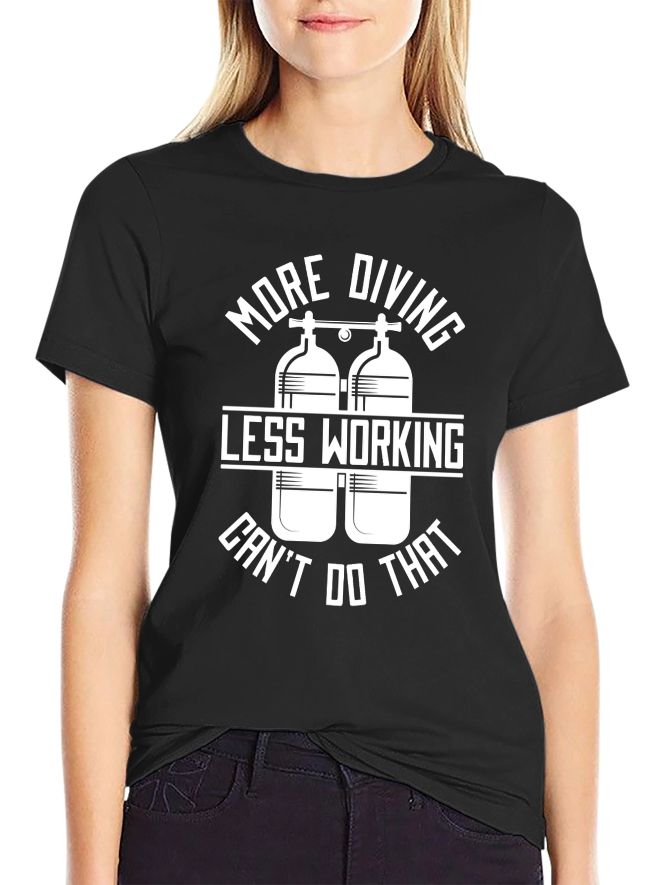 More Diving Less Working T-Shirt