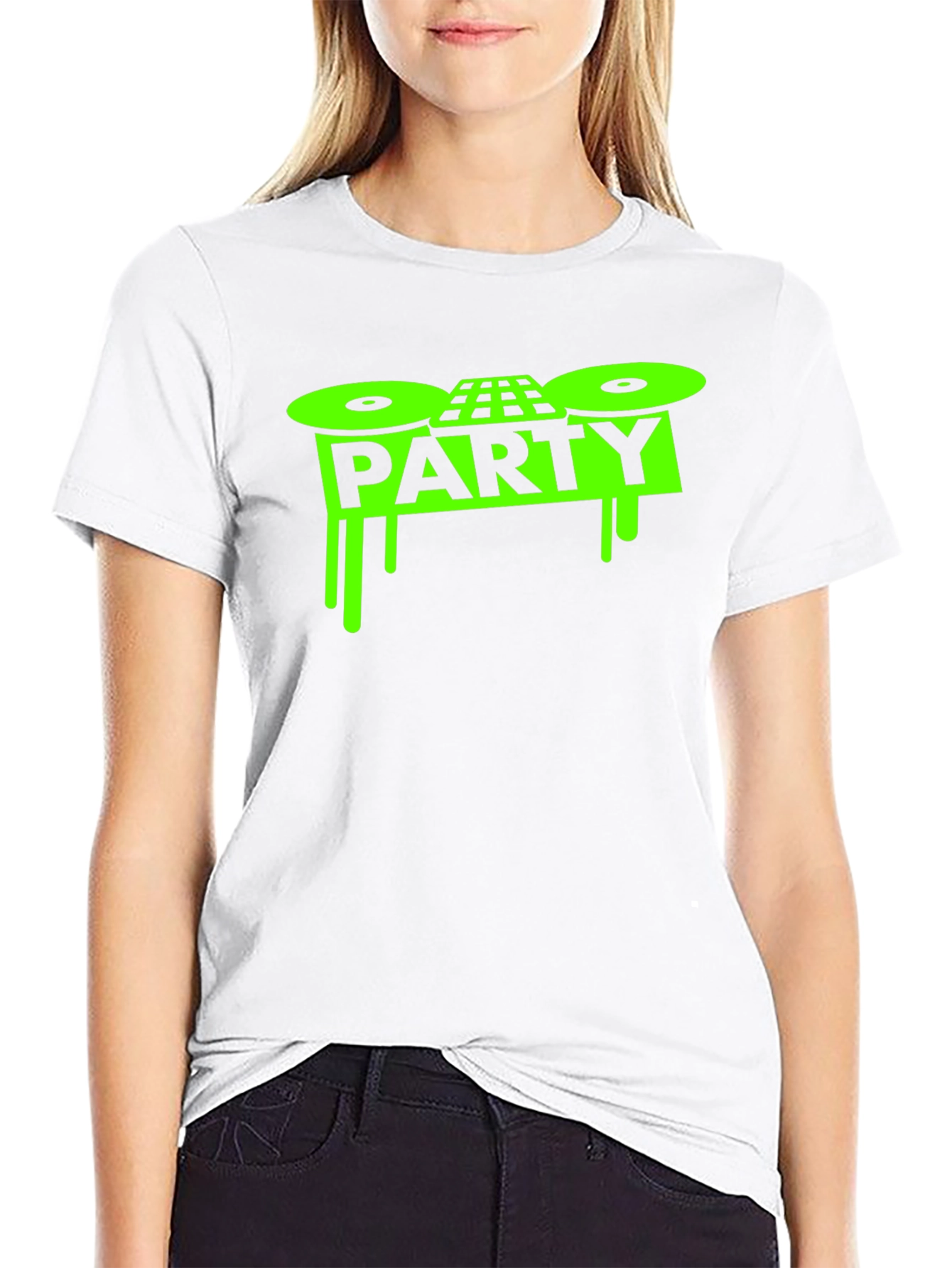 Party DJ Graphic T-Shirt - Black
