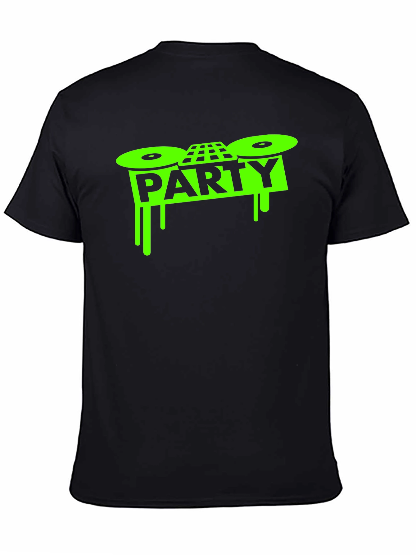 Party DJ Graphic T-Shirt - Black