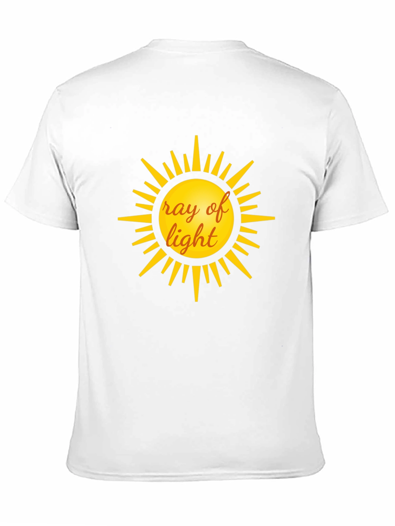 Ray of Light Graphic Tee - Black Cotton T-Shirt