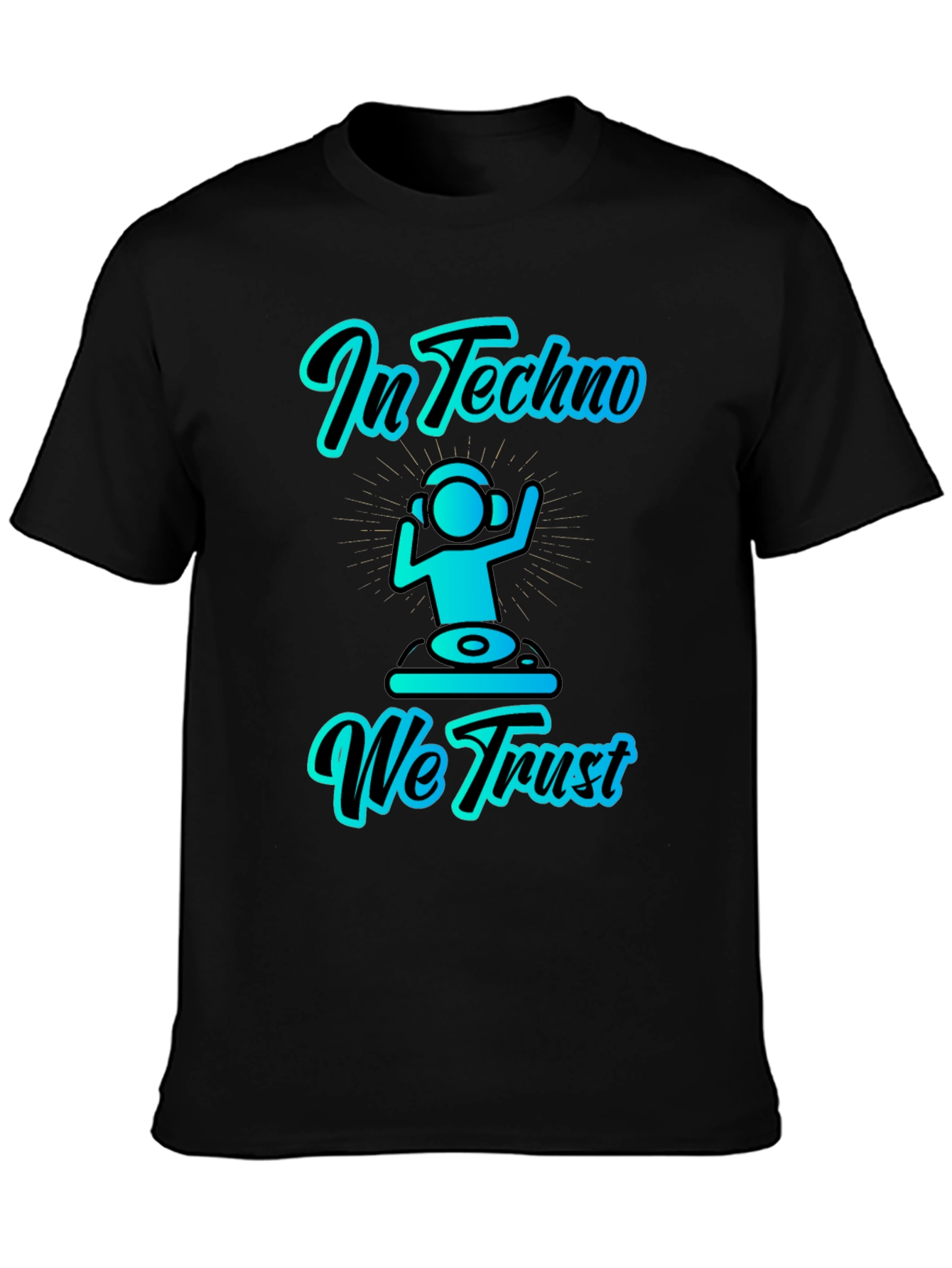 In Techno We Trust Graphic T-Shirt