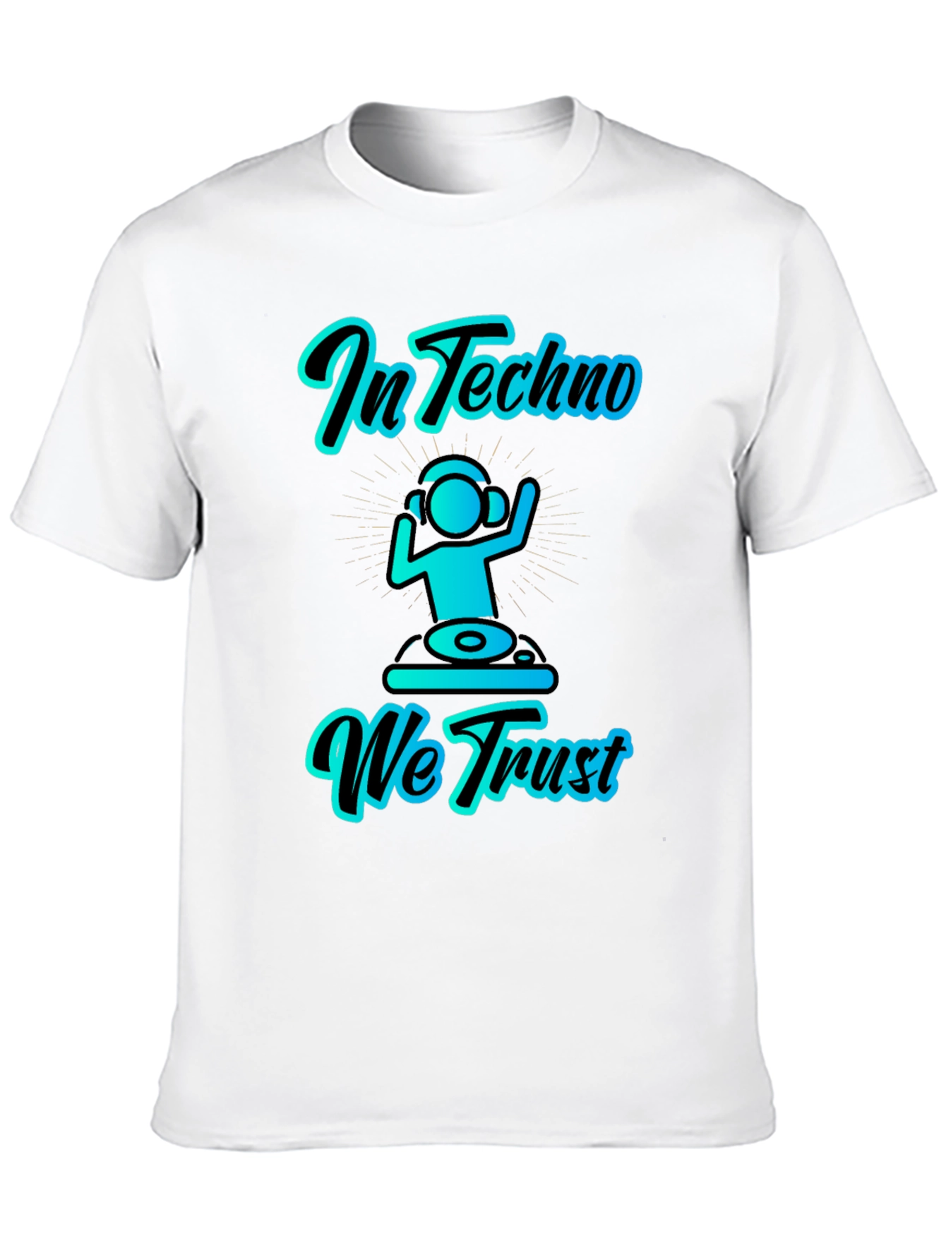 In Techno We Trust Graphic T-Shirt