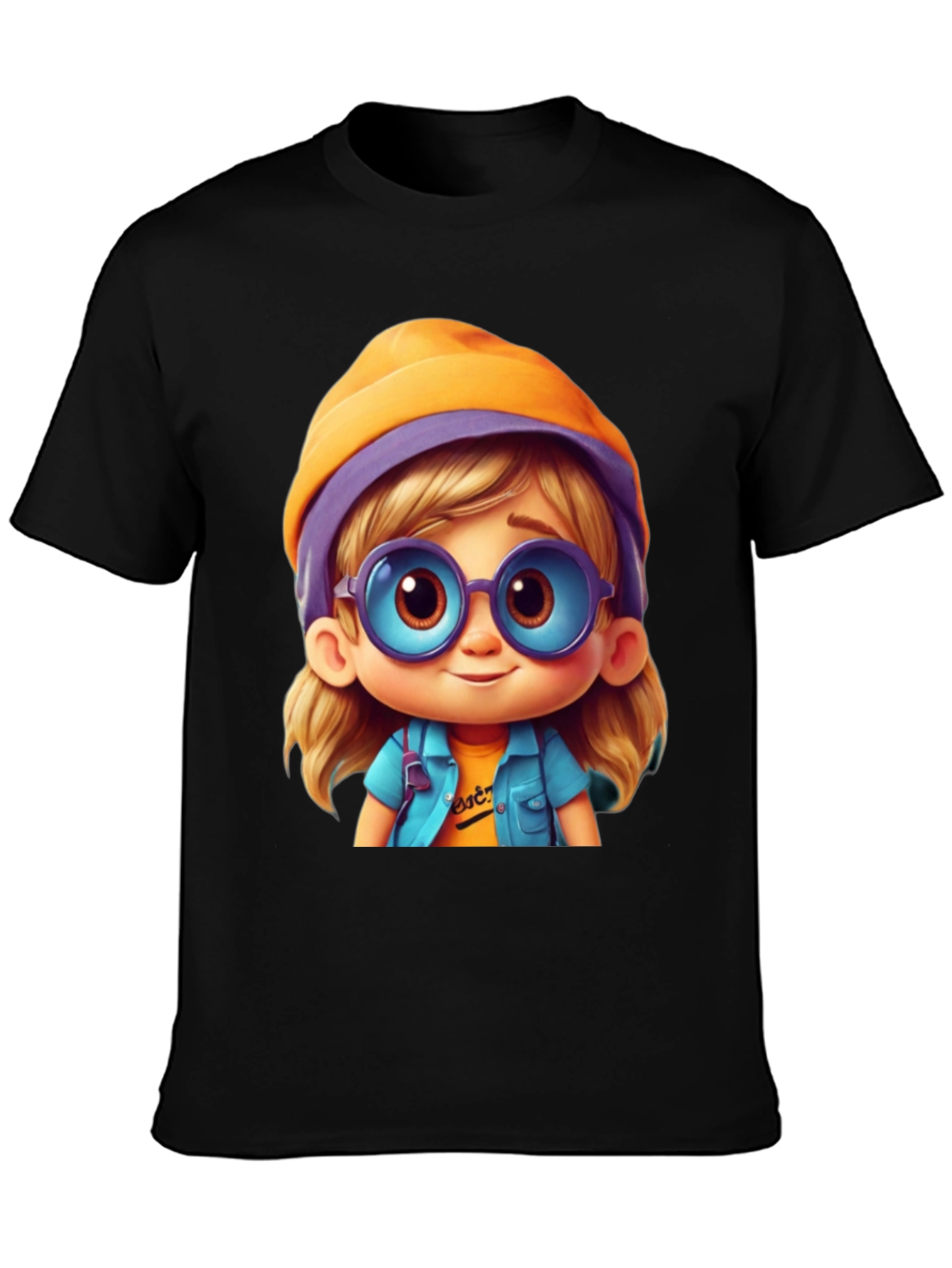 Cartoon Girl Graphic Tee - Unique Style