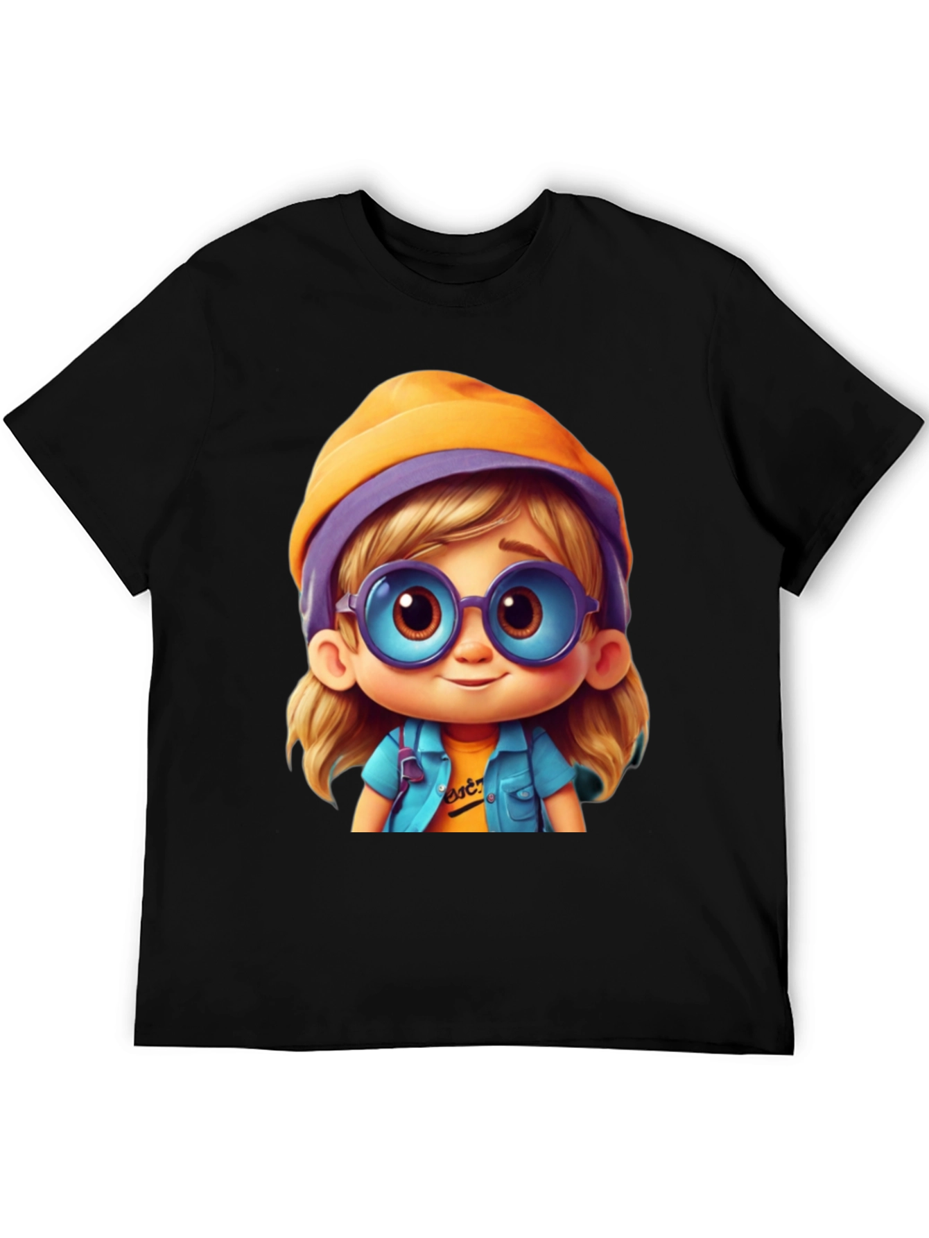 Cartoon Girl Graphic Tee - Unique Style