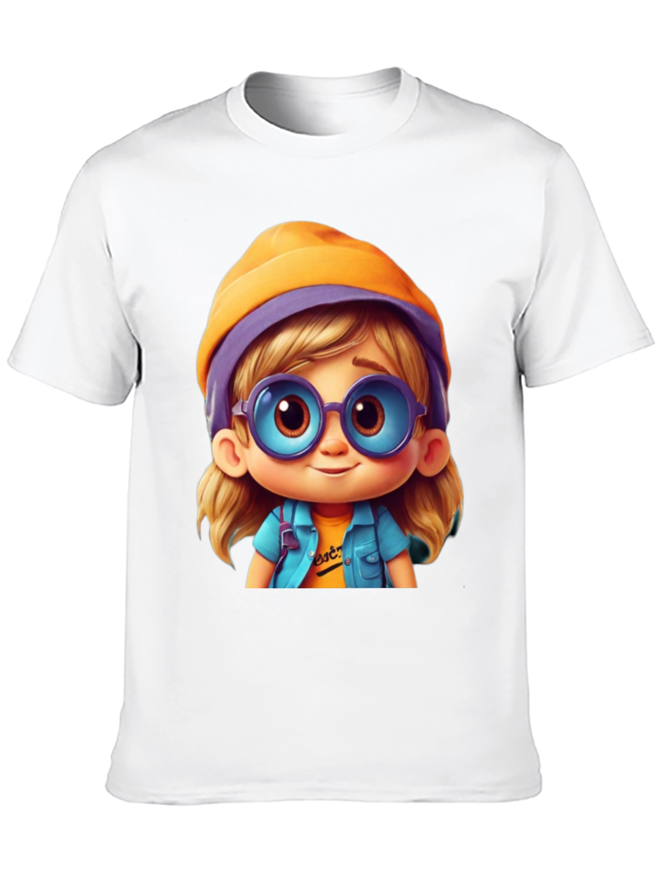 Cartoon Girl Graphic Tee - Unique Style