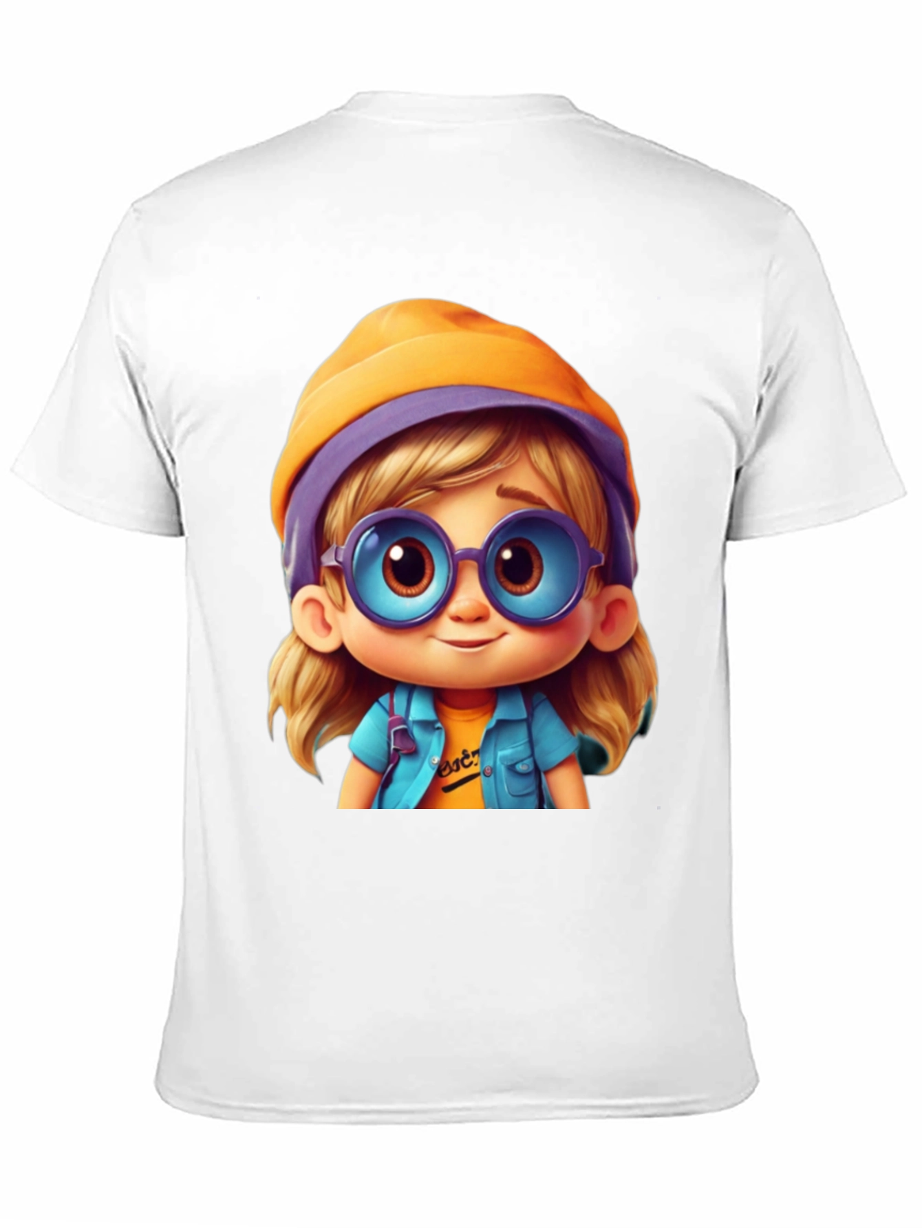 Cartoon Girl Graphic Tee - Unique Style