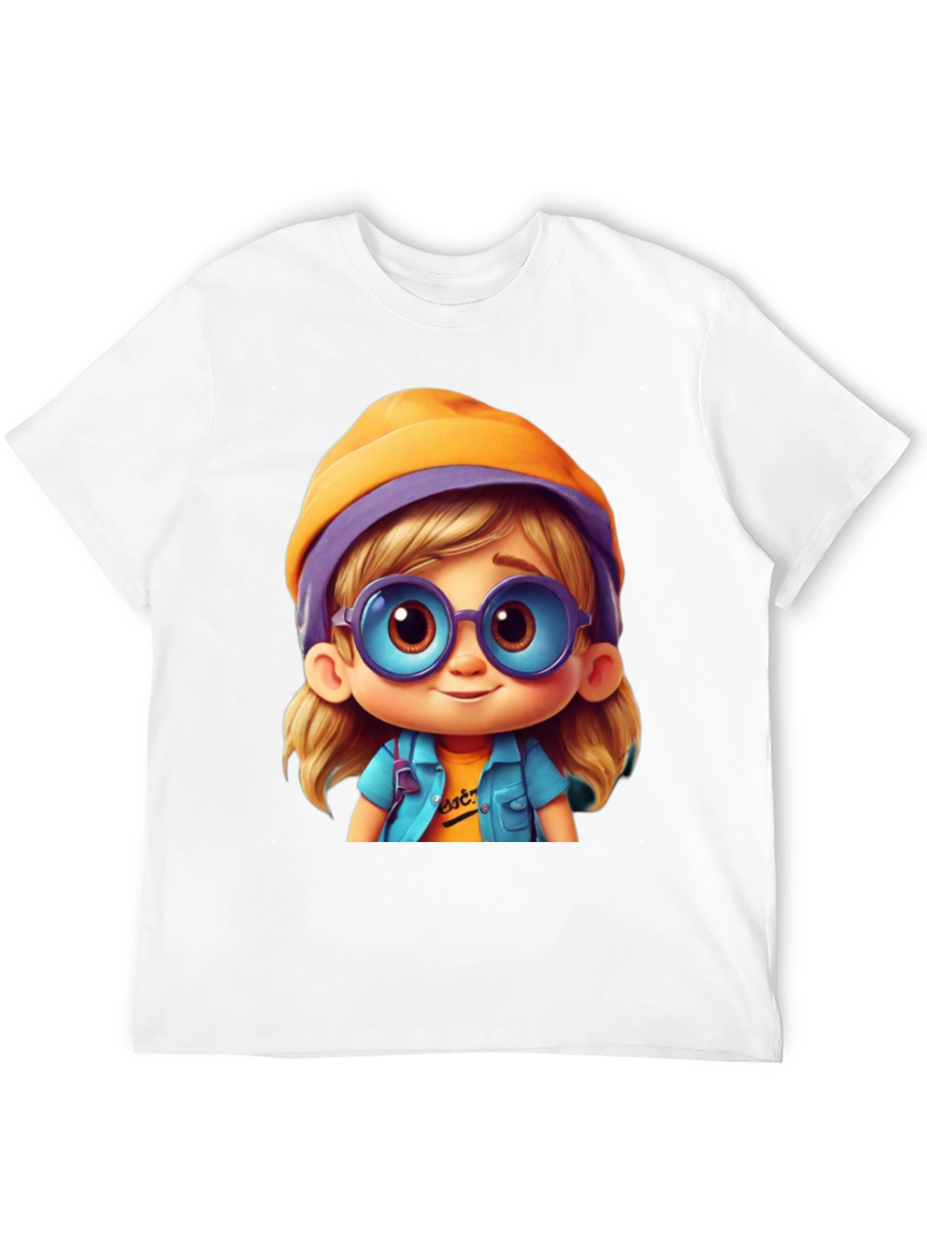 Cartoon Girl Graphic Tee - Unique Style