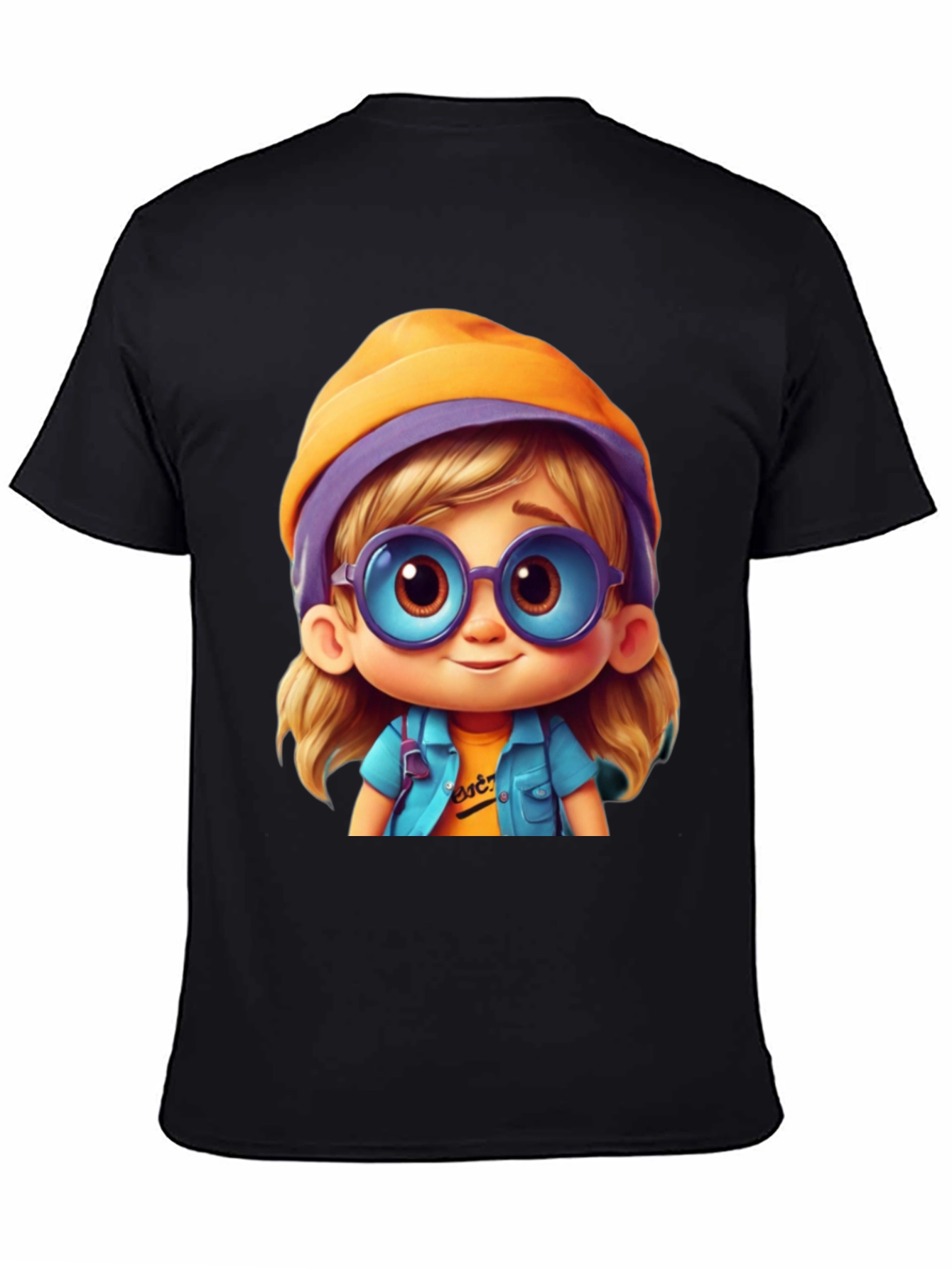 Cartoon Girl Graphic Tee - Unique Style