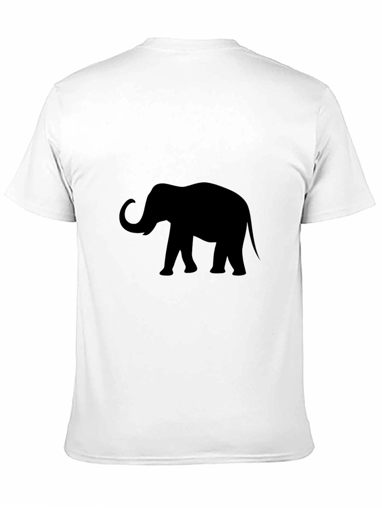 Black Elephant Silhouette T-Shirt