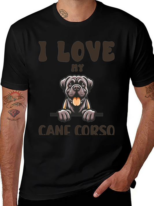 I Love My Cane Corso T-Shirt - Dog Lover Gift