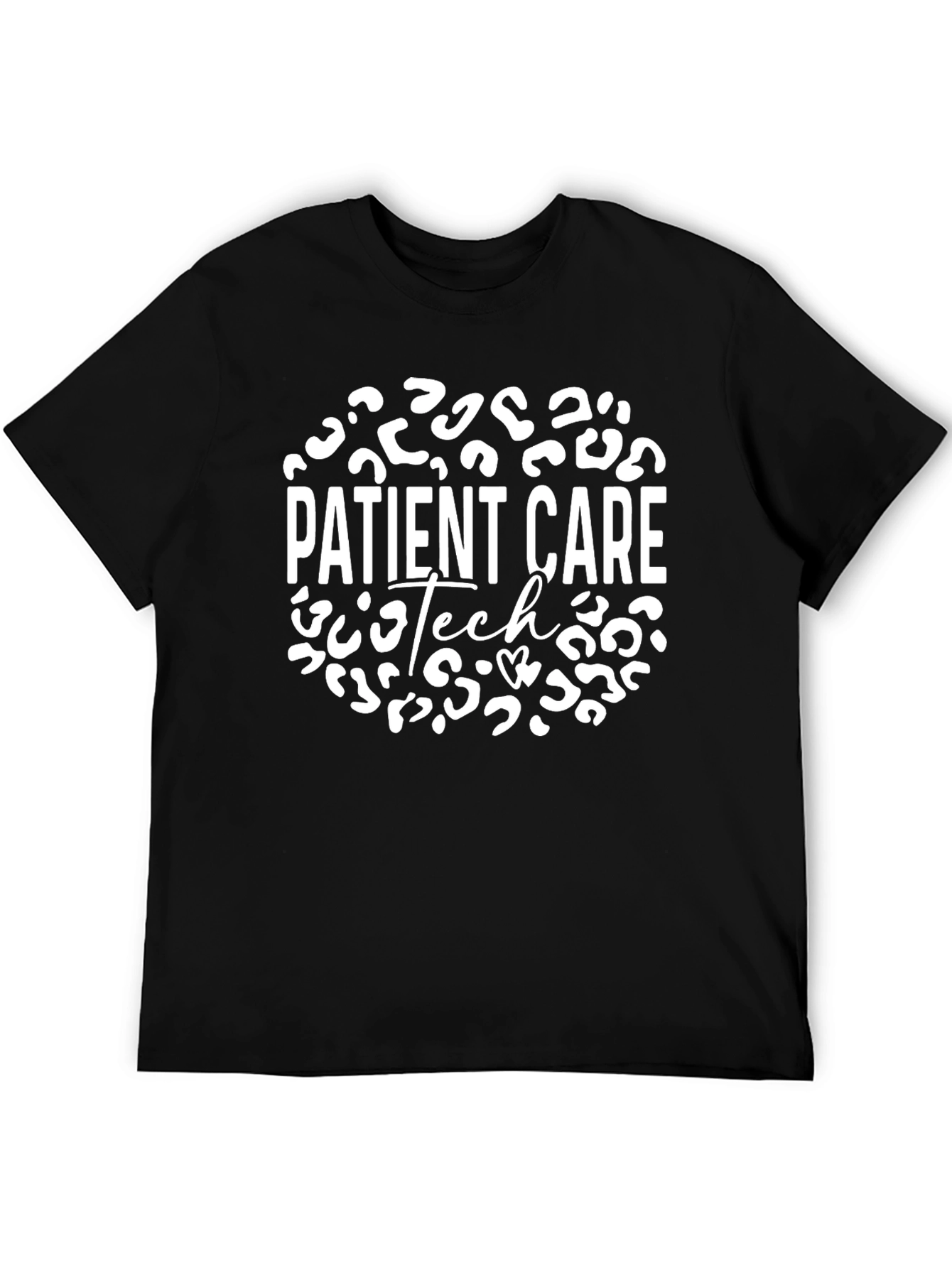 Patient Care Tech Leopard Print T-Shirt