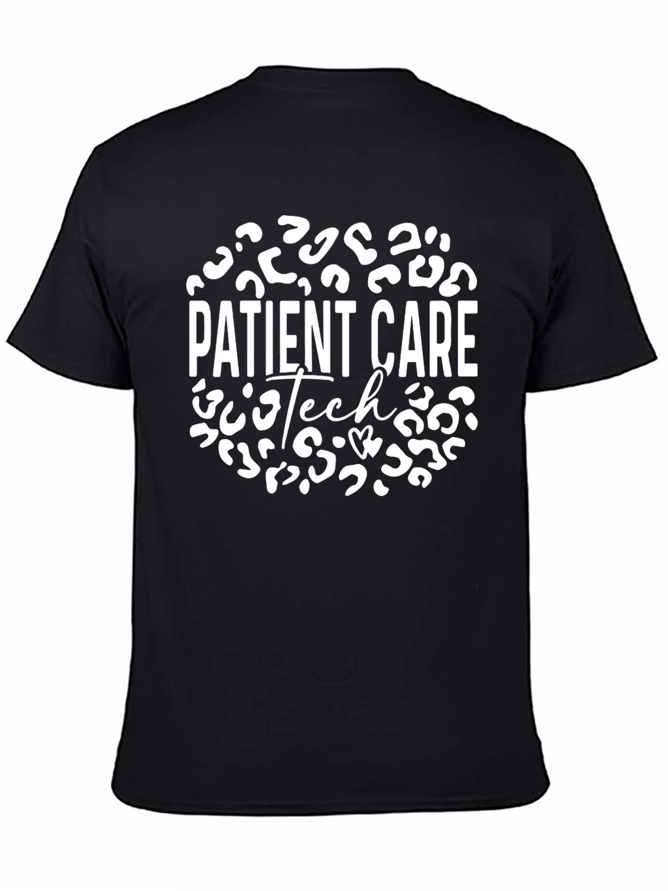 Patient Care Tech Leopard Print T-Shirt