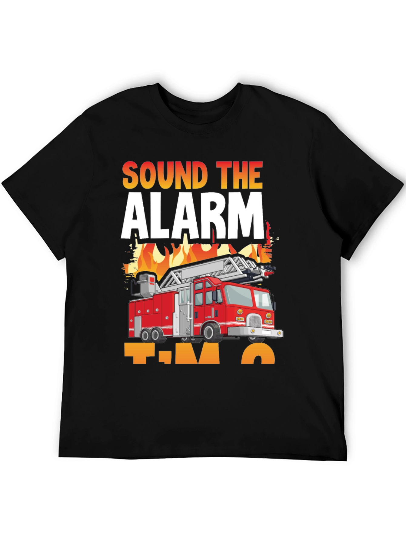 Sound The Alarm Firetruck T-Shirt