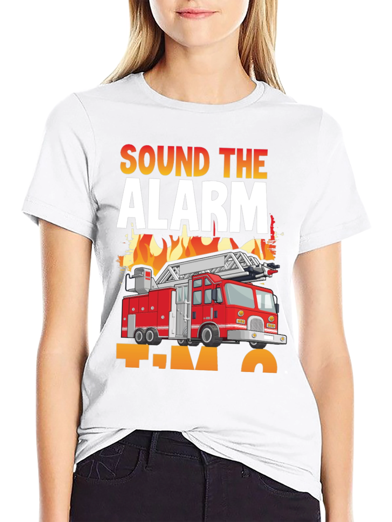 Sound The Alarm Firetruck T-Shirt