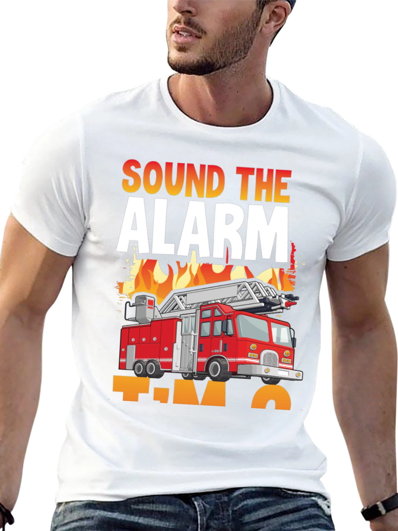 Sound The Alarm Firetruck T-Shirt