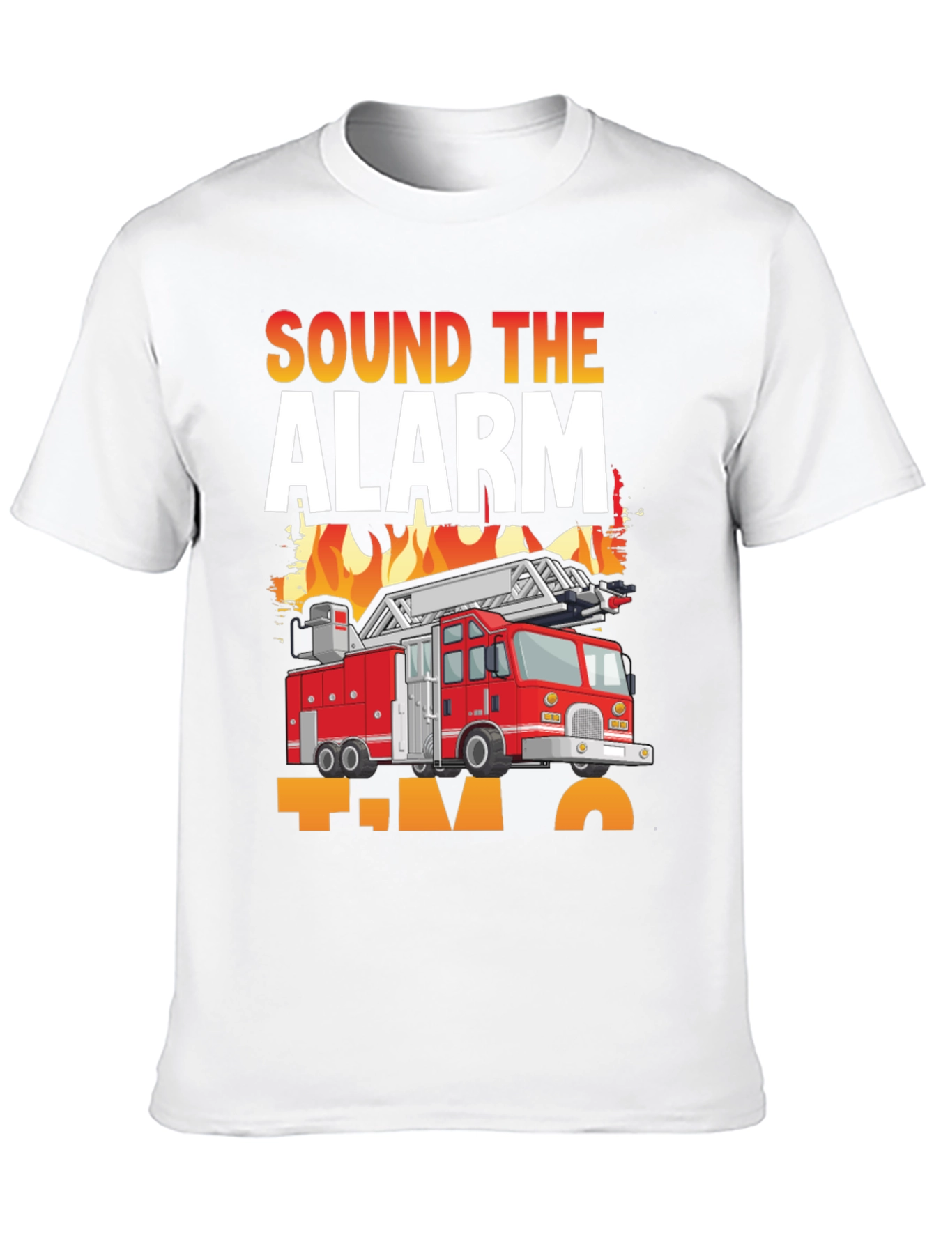 Sound The Alarm Firetruck T-Shirt