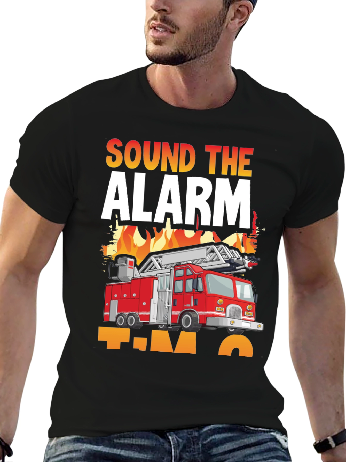 Sound The Alarm Firetruck T-Shirt