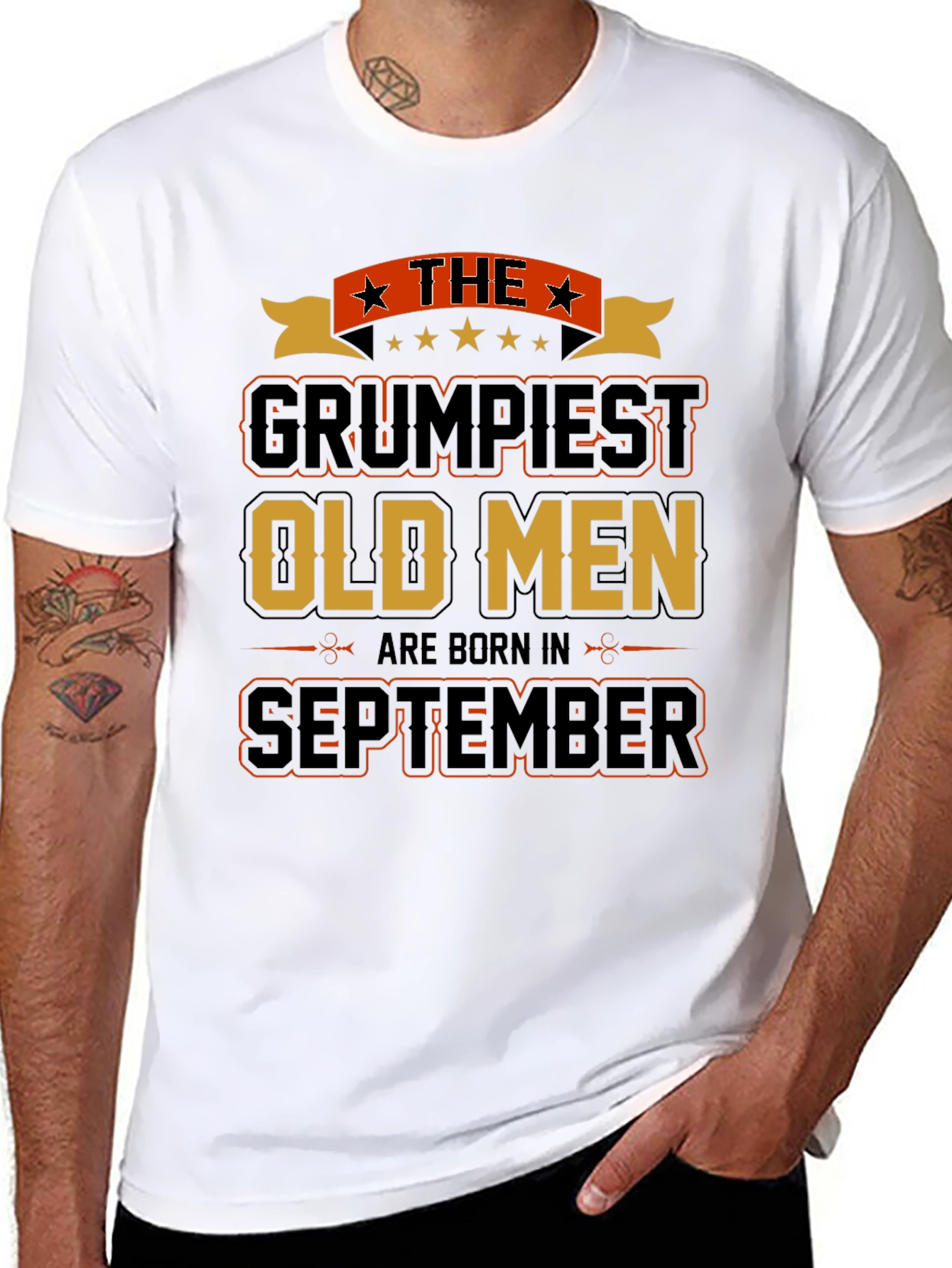 Grumpiest Old Men September Birthday T-Shirt
