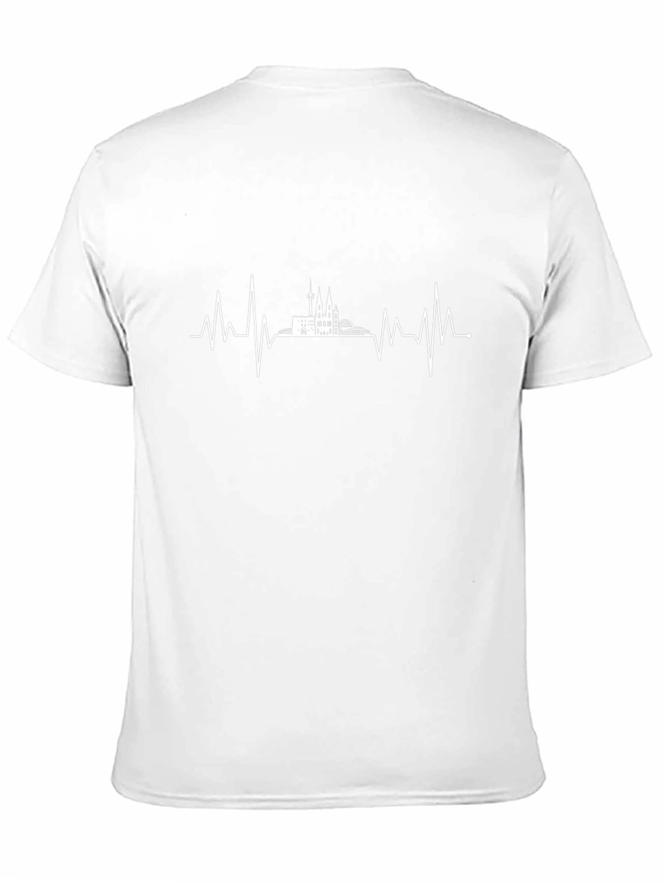 Cologne Skyline Heartbeat T-Shirt
