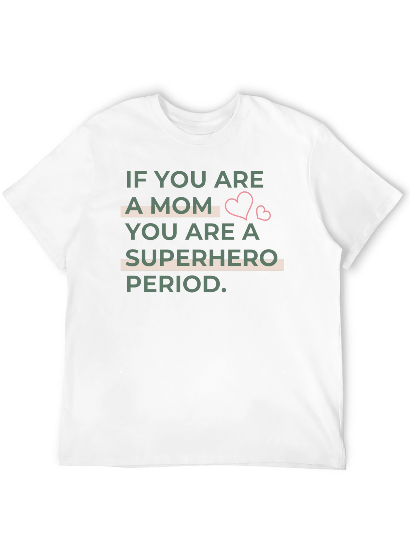 Mom Superhero Black Graphic Tee