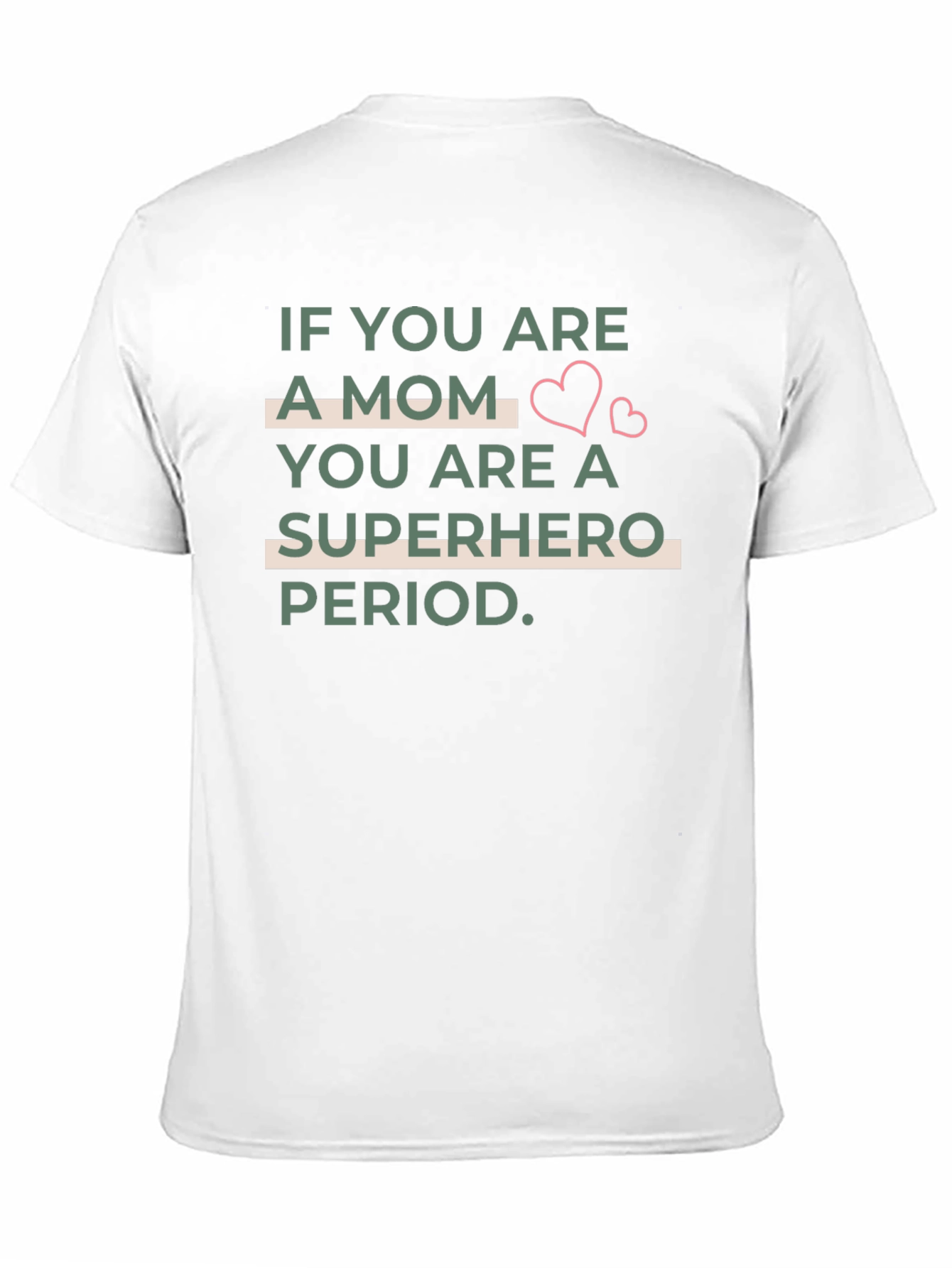 Mom Superhero Black Graphic Tee