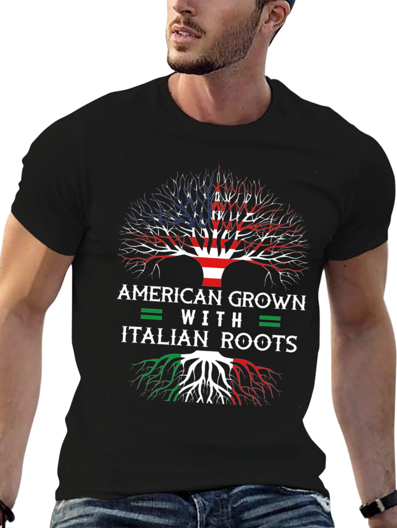 American Grown with Italian Roots T-Shirt