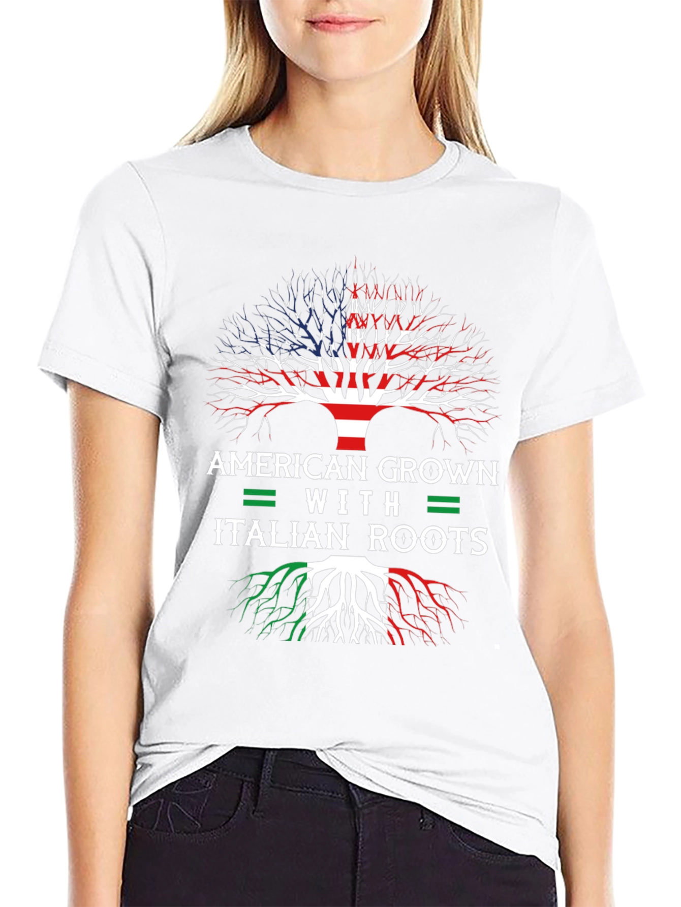 American Grown with Italian Roots T-Shirt