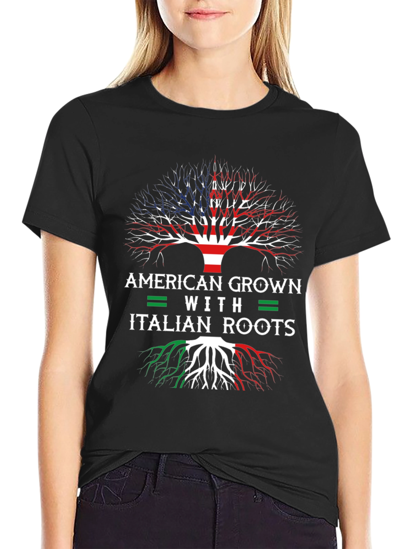 American Grown with Italian Roots T-Shirt