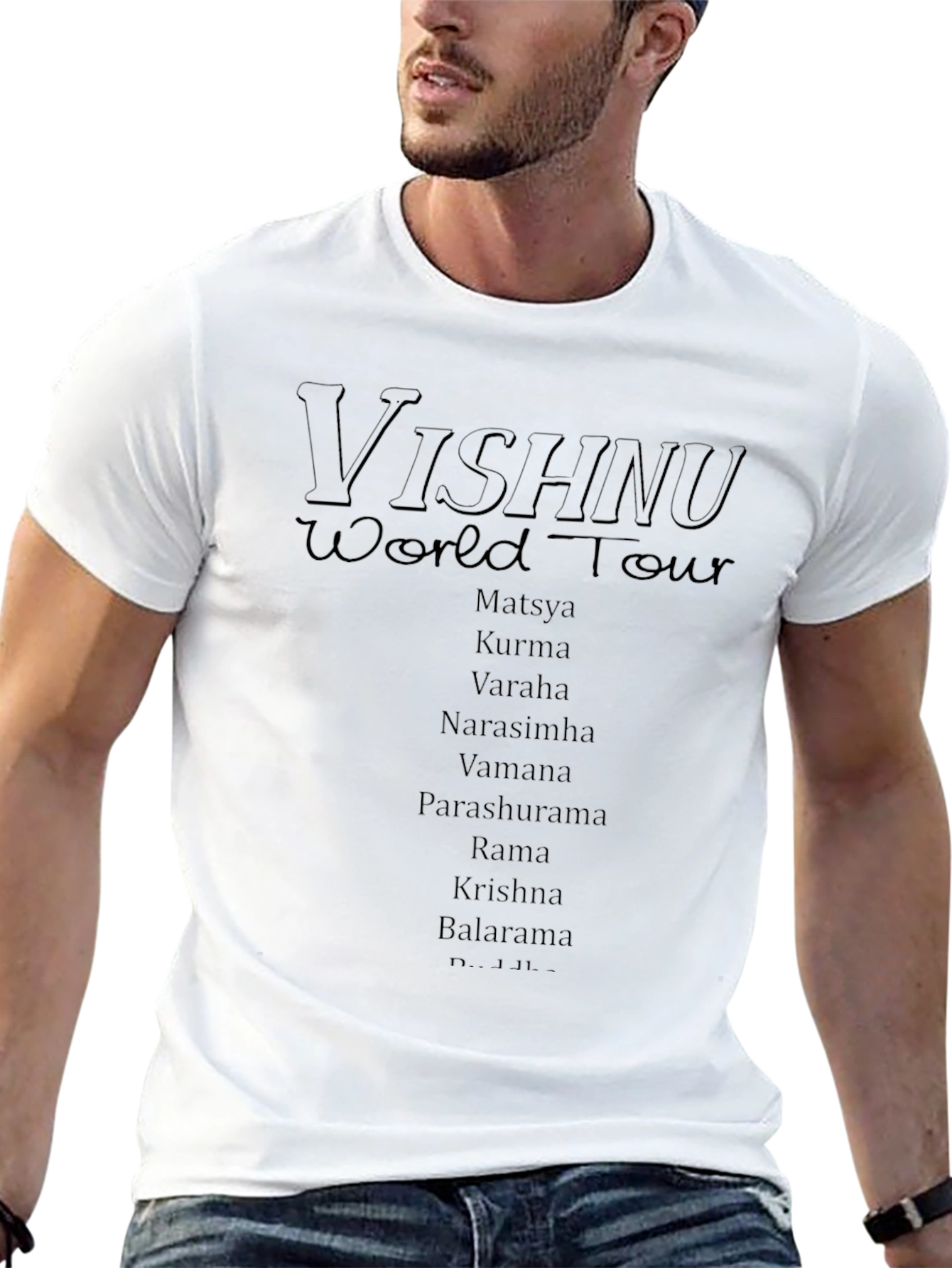 Vishnu World Tour Black T-Shirt