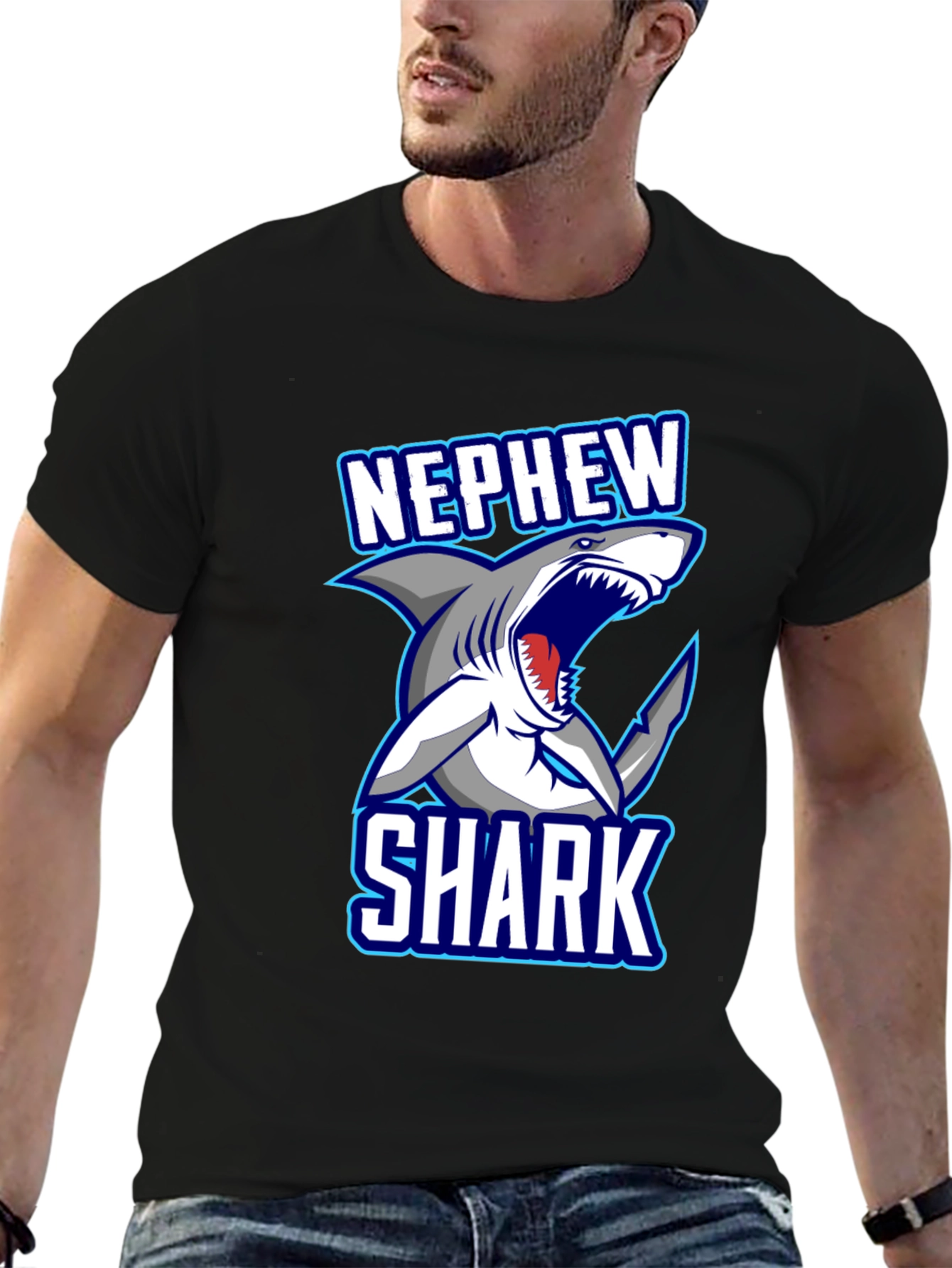 Nephew Shark T-Shirt - Fun Family Apparel