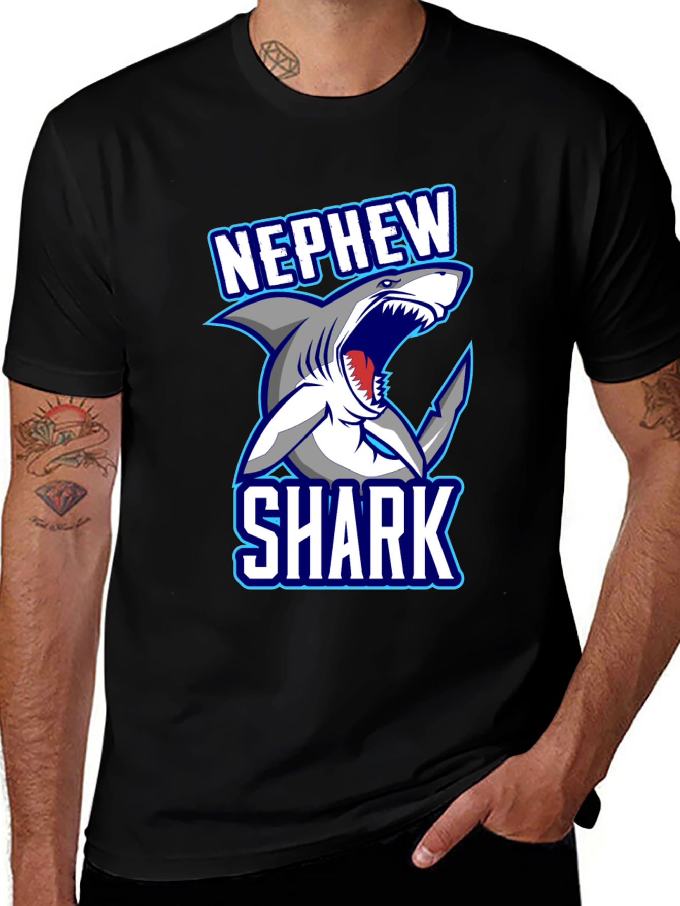 Nephew Shark T-Shirt - Fun Family Apparel