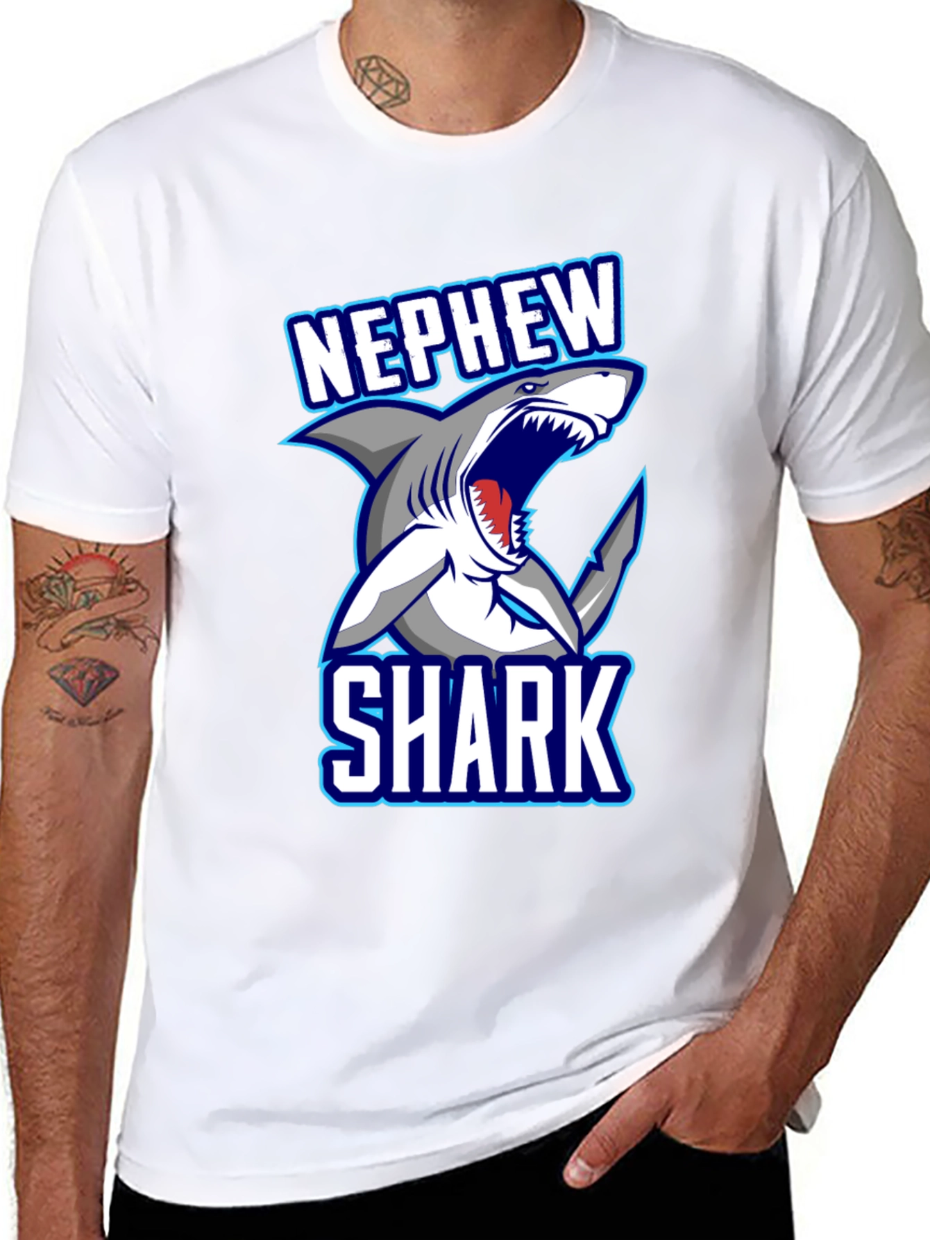 Nephew Shark T-Shirt - Fun Family Apparel