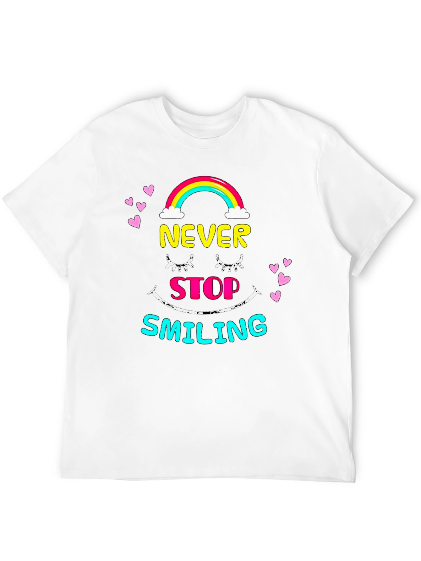 Never Stop Smiling Graphic Tee