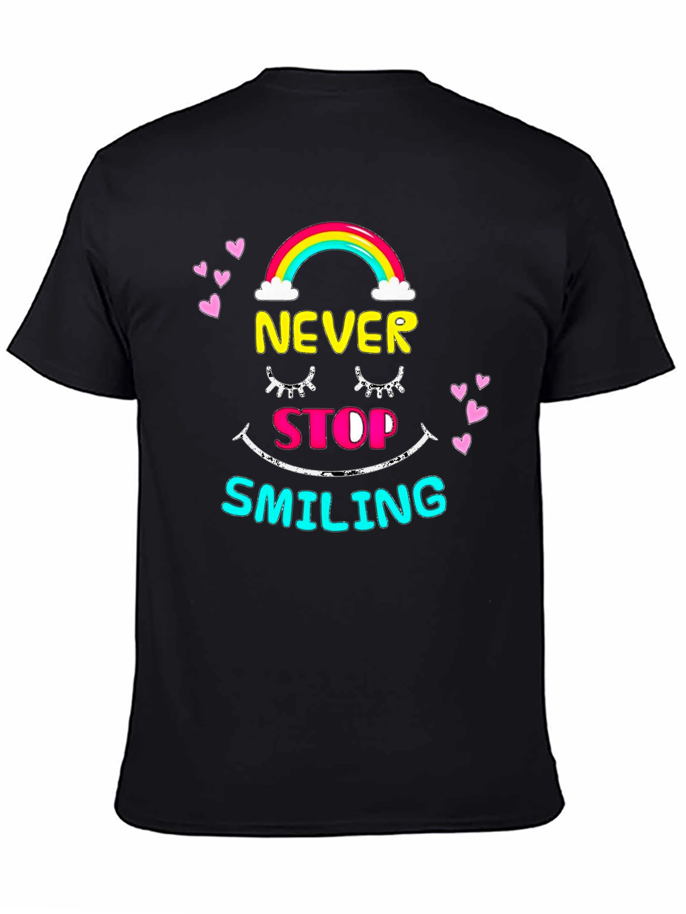 Never Stop Smiling Graphic Tee