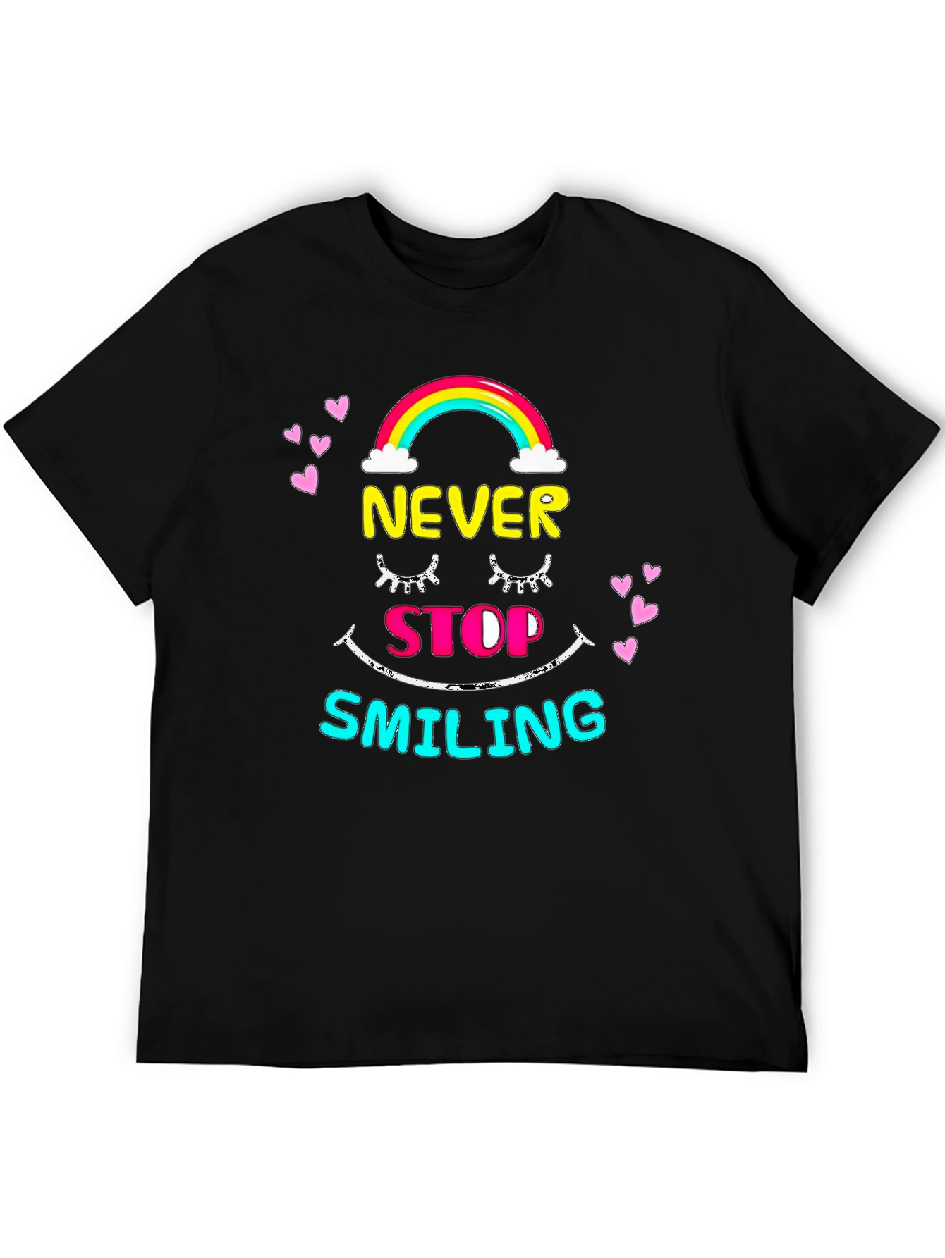 Never Stop Smiling Graphic Tee