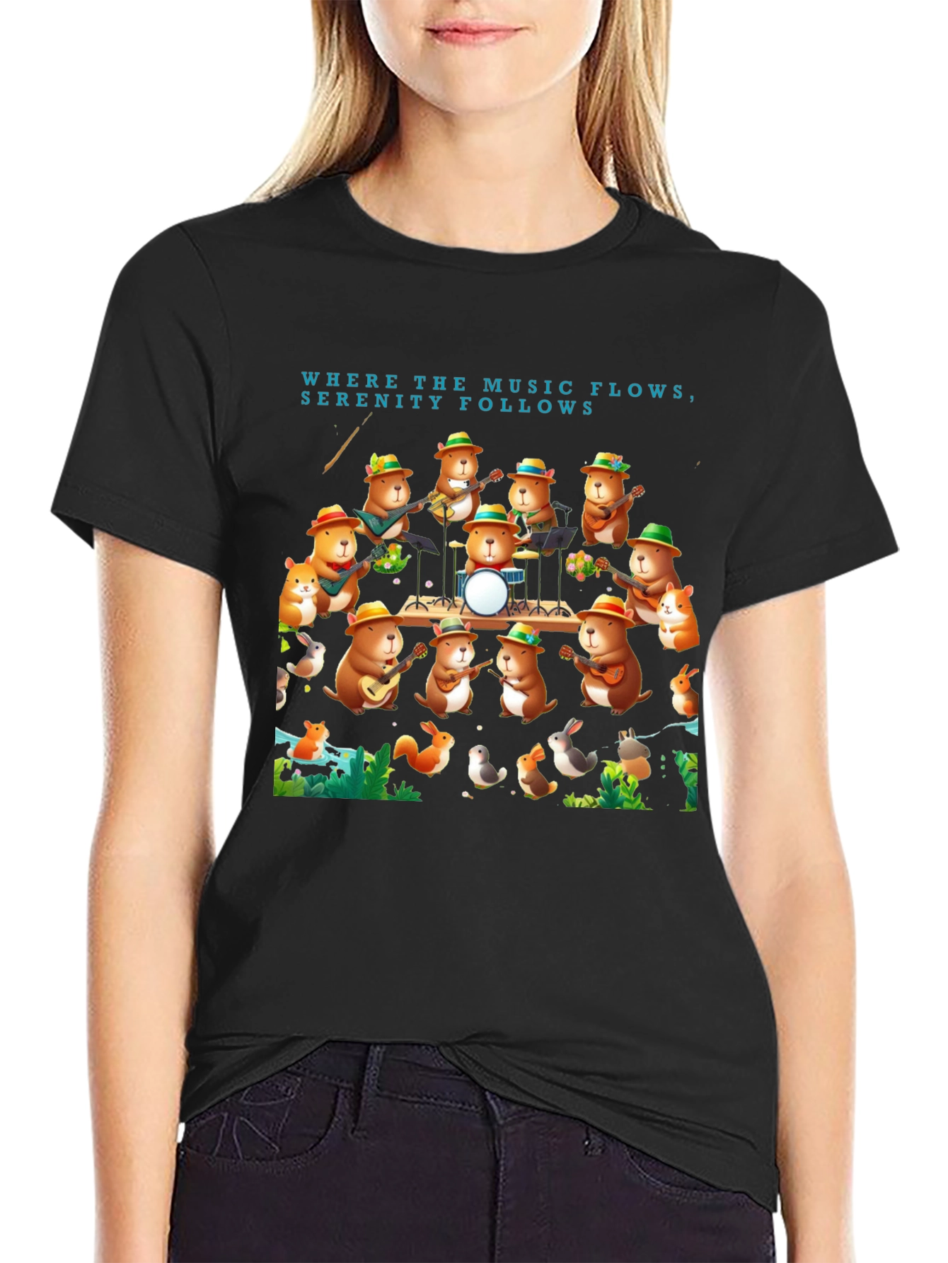 Musical Rodent Band T-Shirt