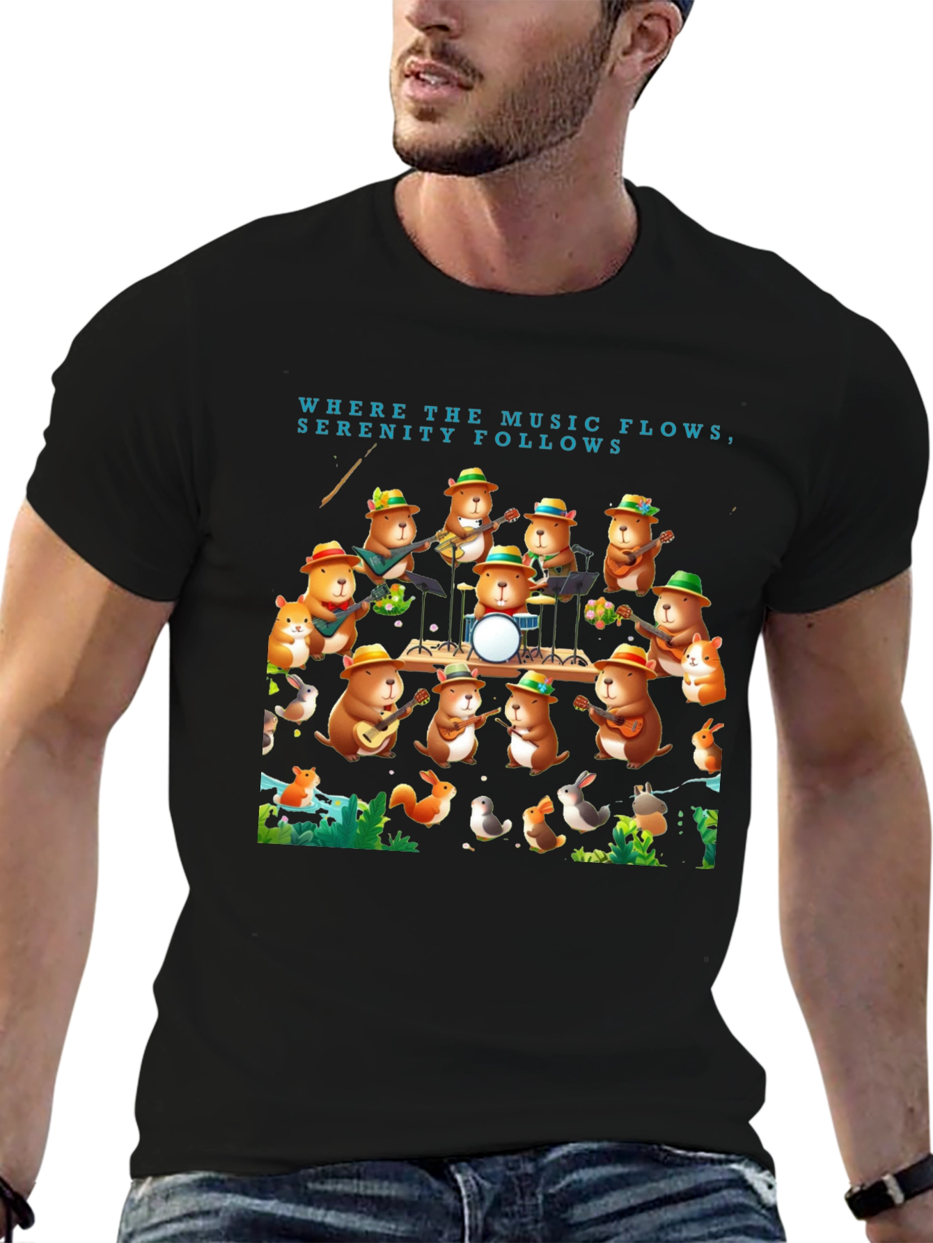 Musical Rodent Band T-Shirt
