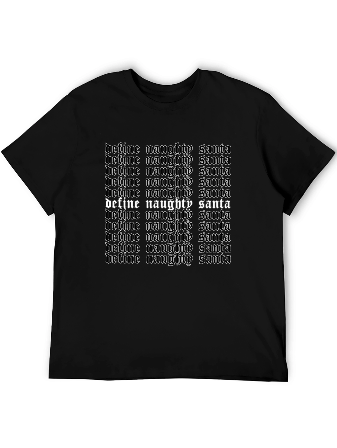 Define Naughty Santa Graphic Tee