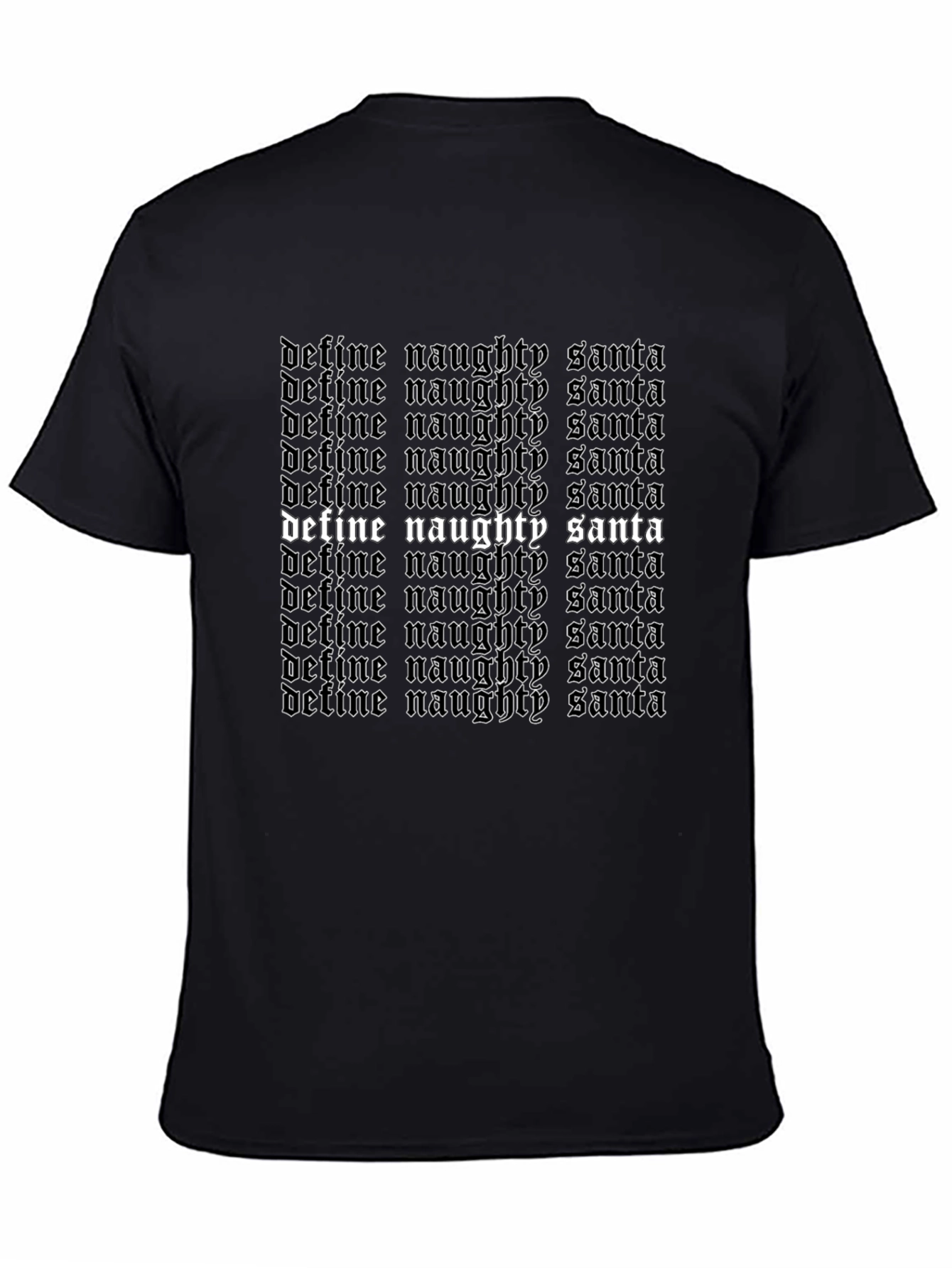 Define Naughty Santa Graphic Tee