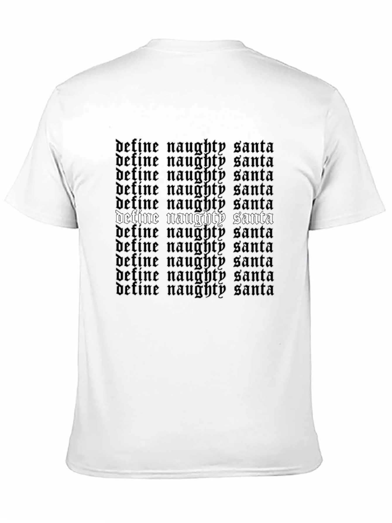 Define Naughty Santa Graphic Tee