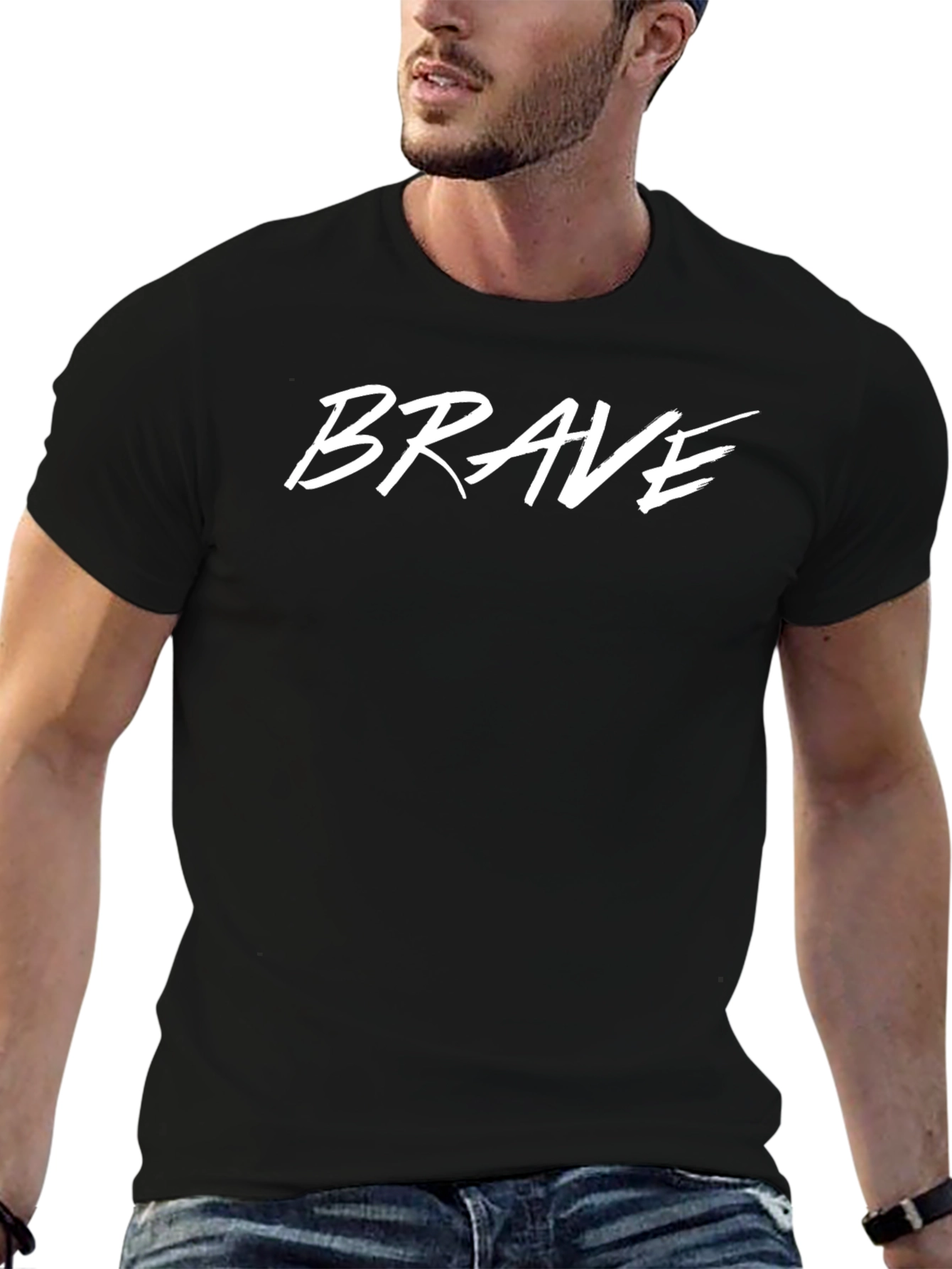 Brave Graphic Tee - Bold Statement T-Shirt