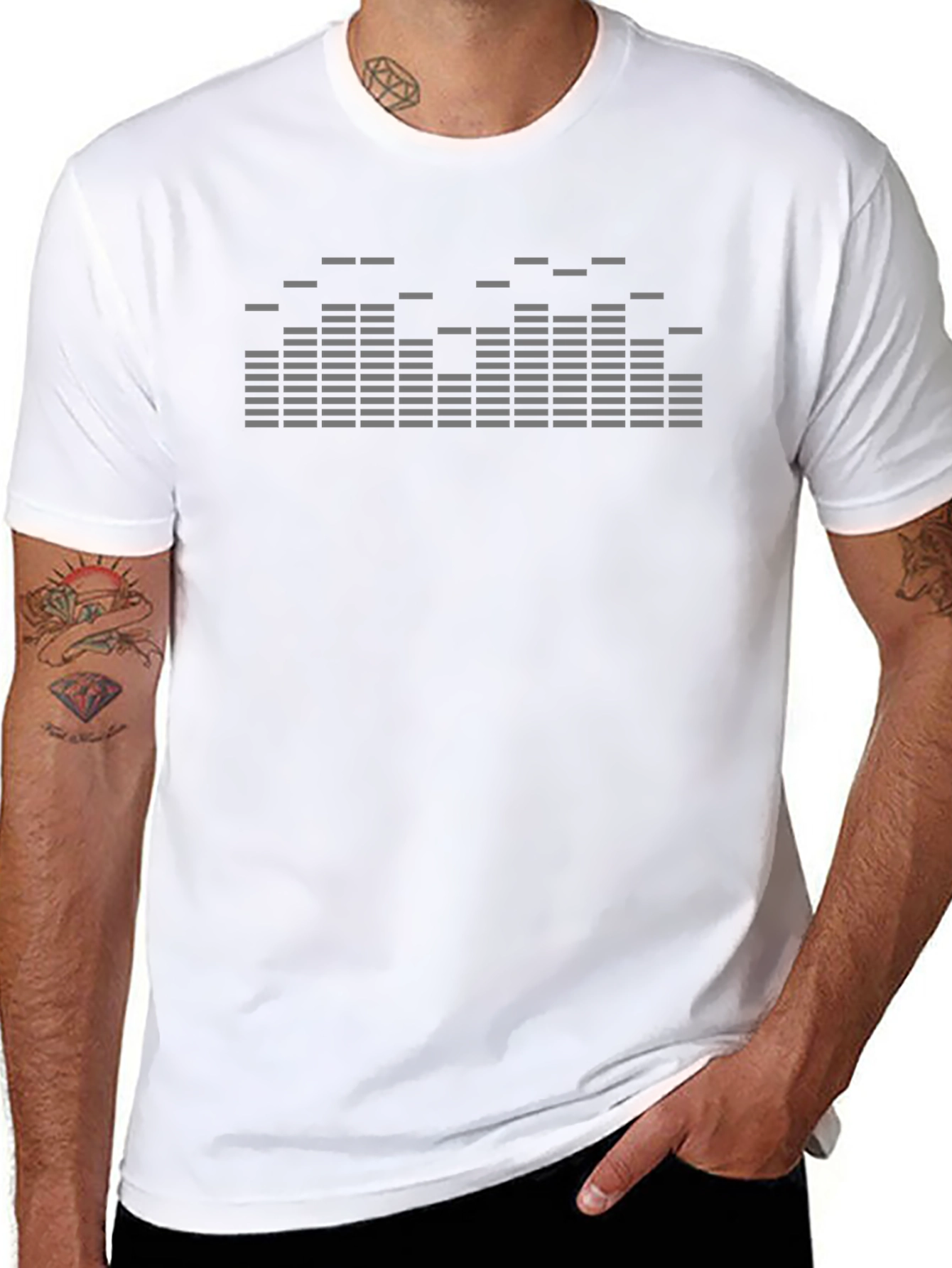 Equalizer Graphic Black T-Shirt