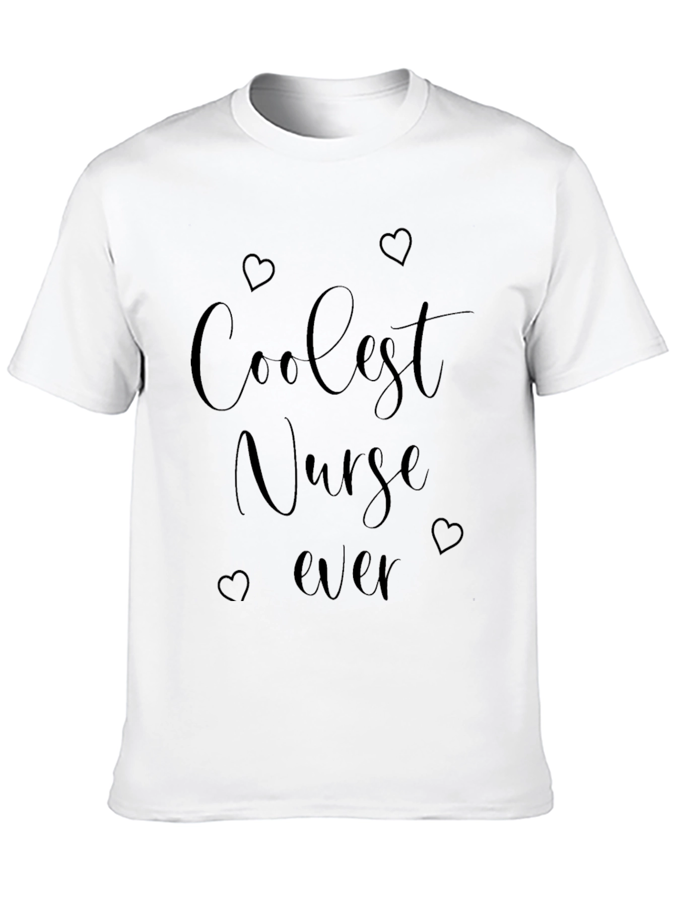 Coolest Nurse Ever - Black T-Shirt