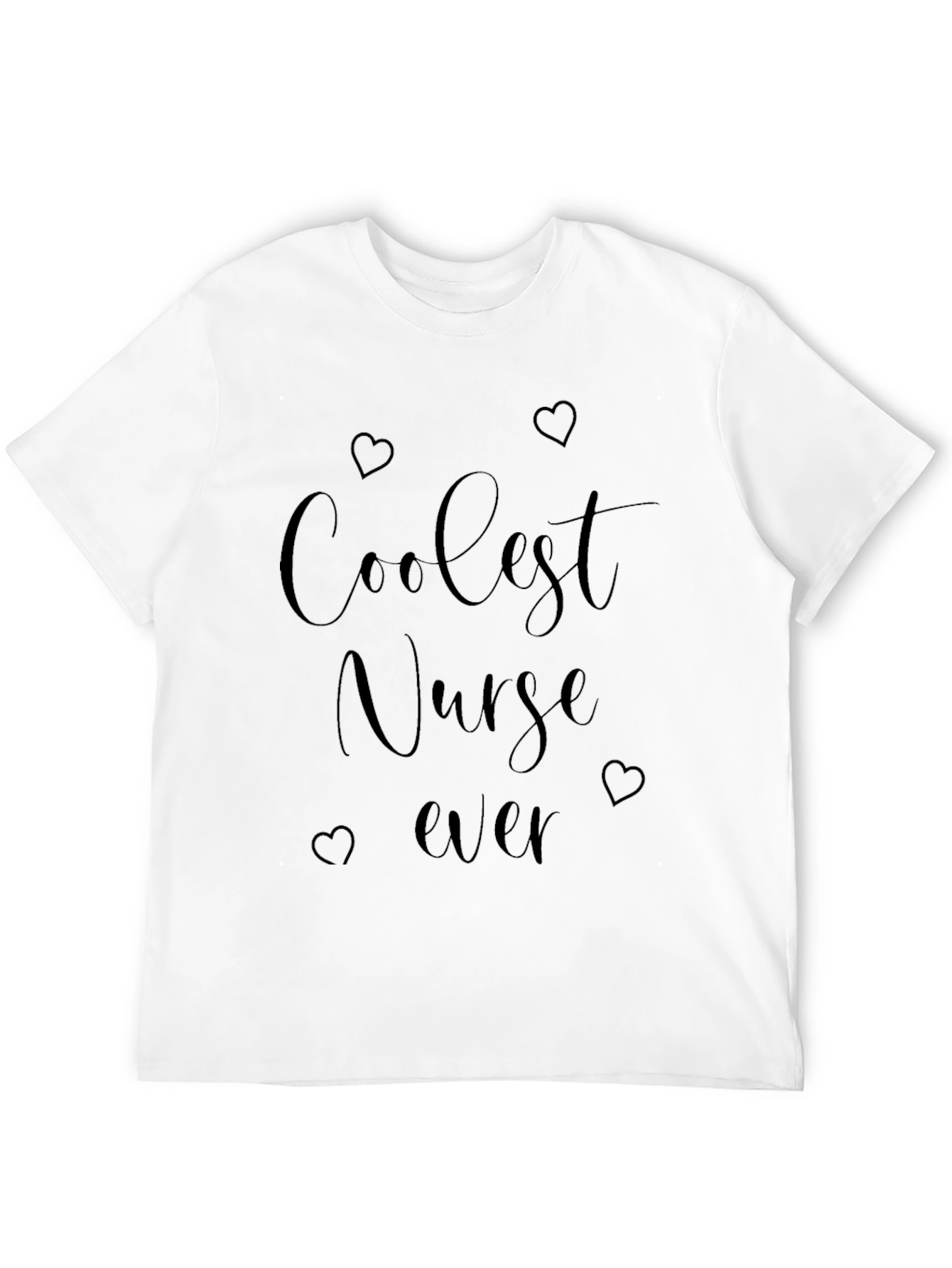 Coolest Nurse Ever - Black T-Shirt