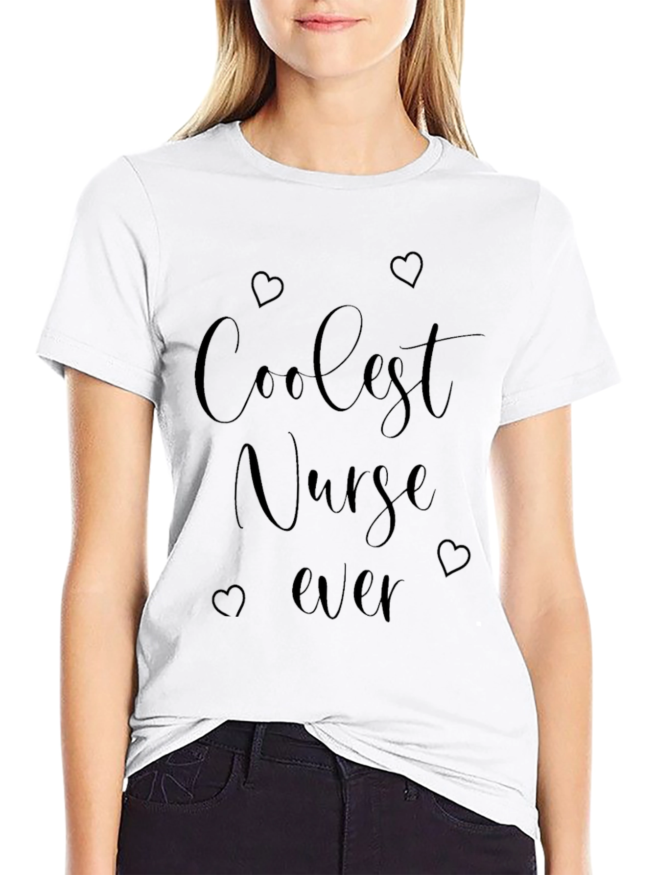 Coolest Nurse Ever - Black T-Shirt