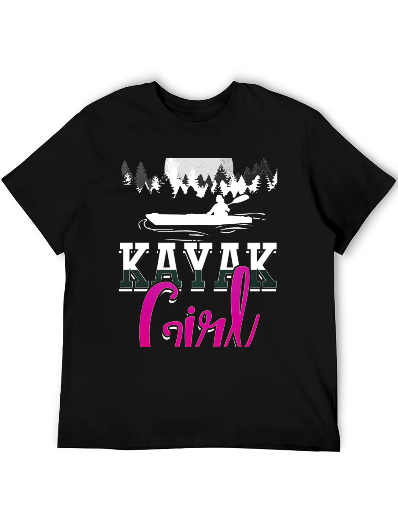 Kayak Girl T-Shirt - Outdoor Adventure Tee