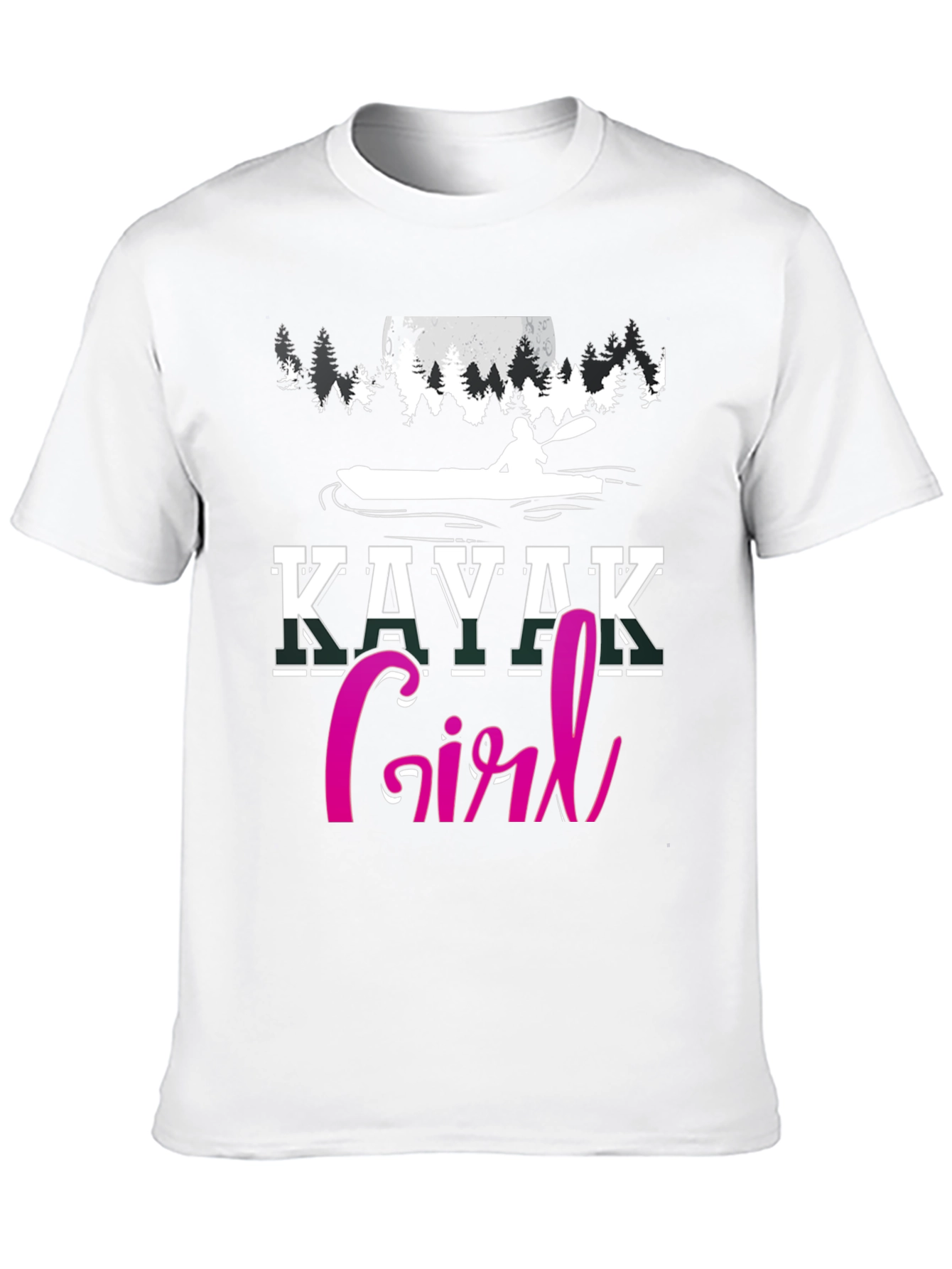 Kayak Girl T-Shirt - Outdoor Adventure Tee