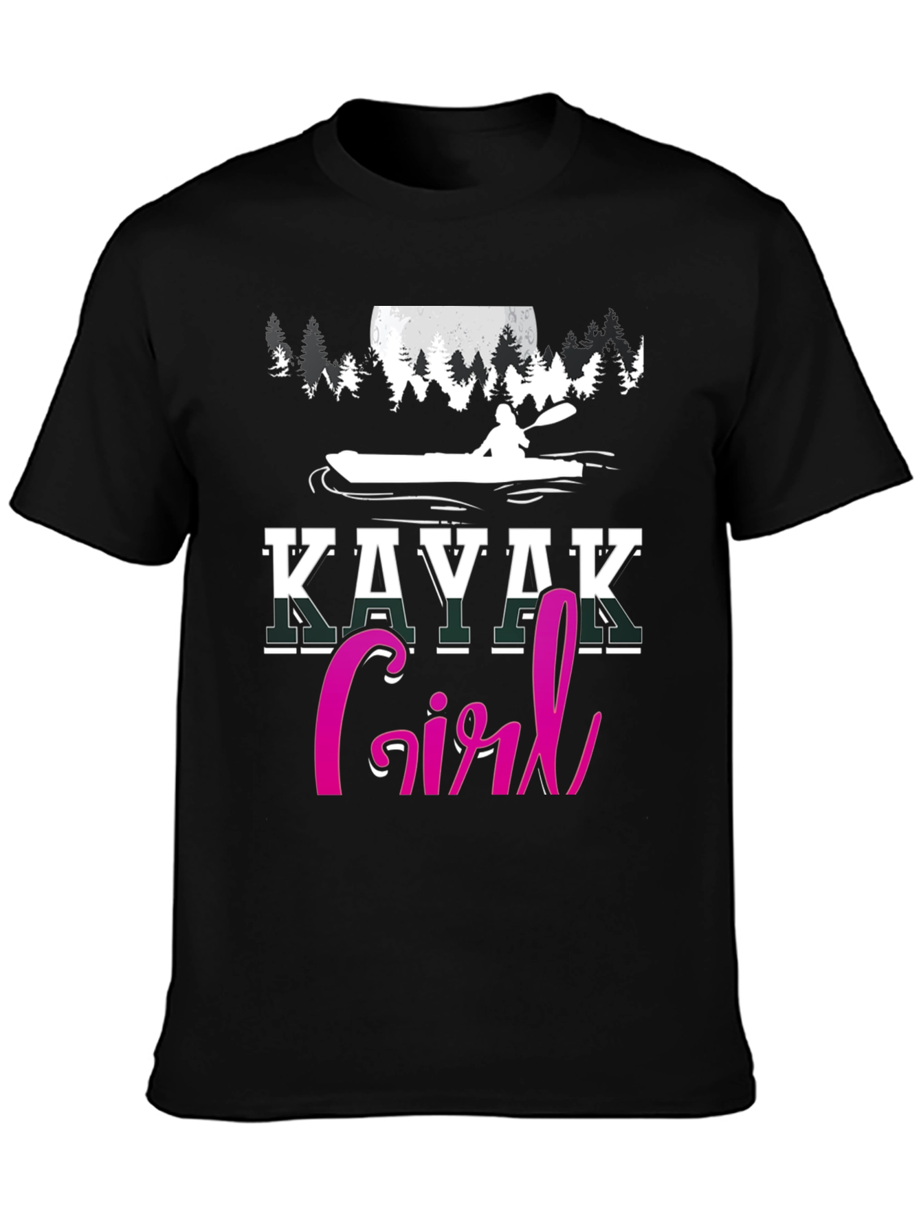 Kayak Girl T-Shirt - Outdoor Adventure Tee