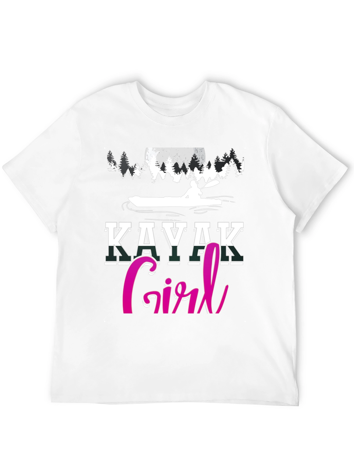 Kayak Girl T-Shirt - Outdoor Adventure Tee